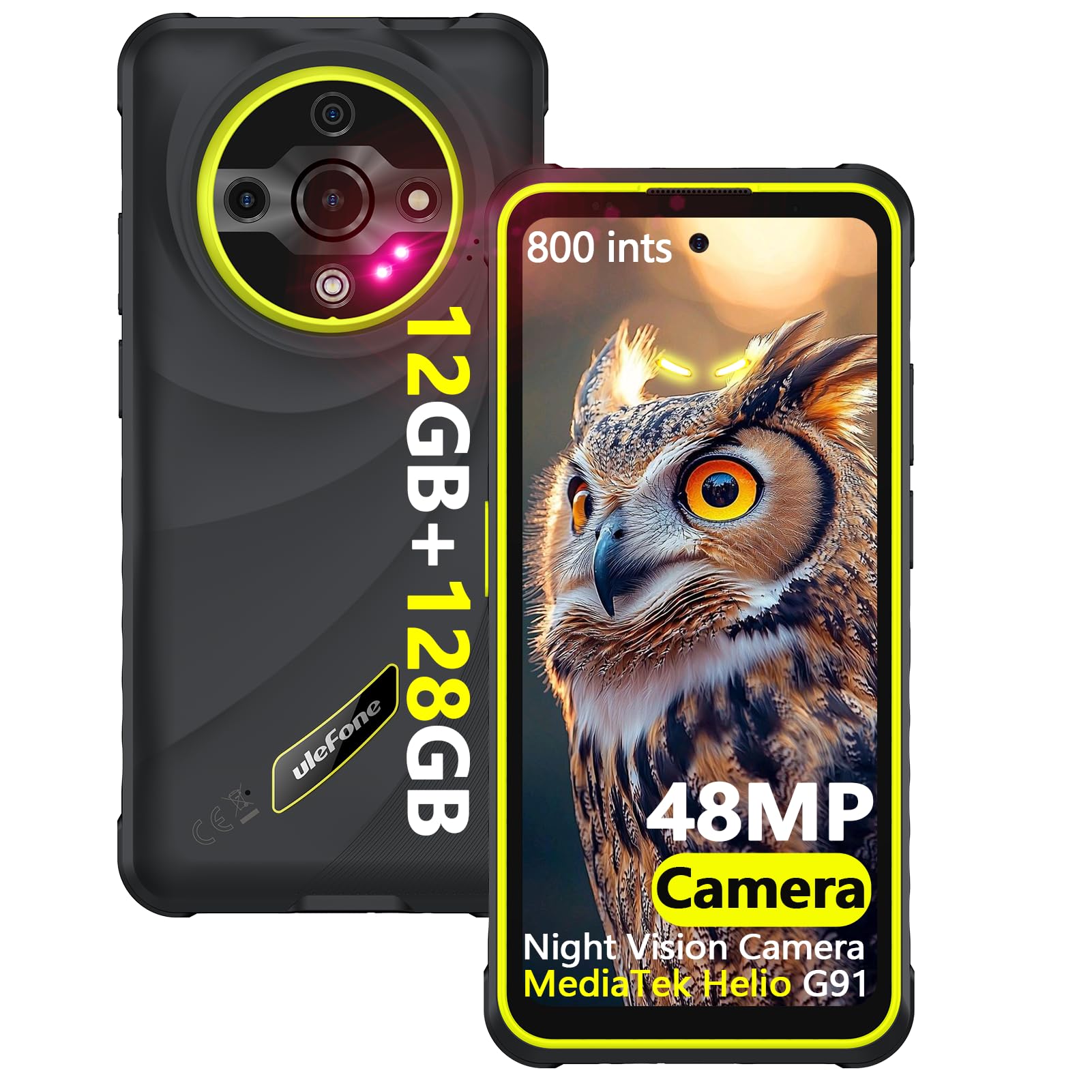 schermo resistente android x31 14 core 6560mah 48mp verde