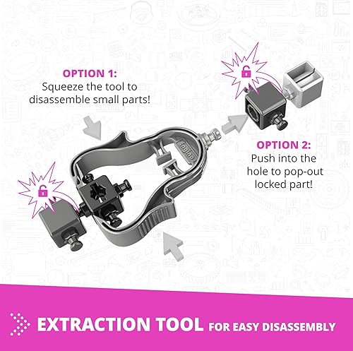 Miniatura 5 de Engino - Juguetes de construcción STEM para niñas, juego de 30 modelos motorizados, juguetes educativos para mayores de 6 años, juguetes de