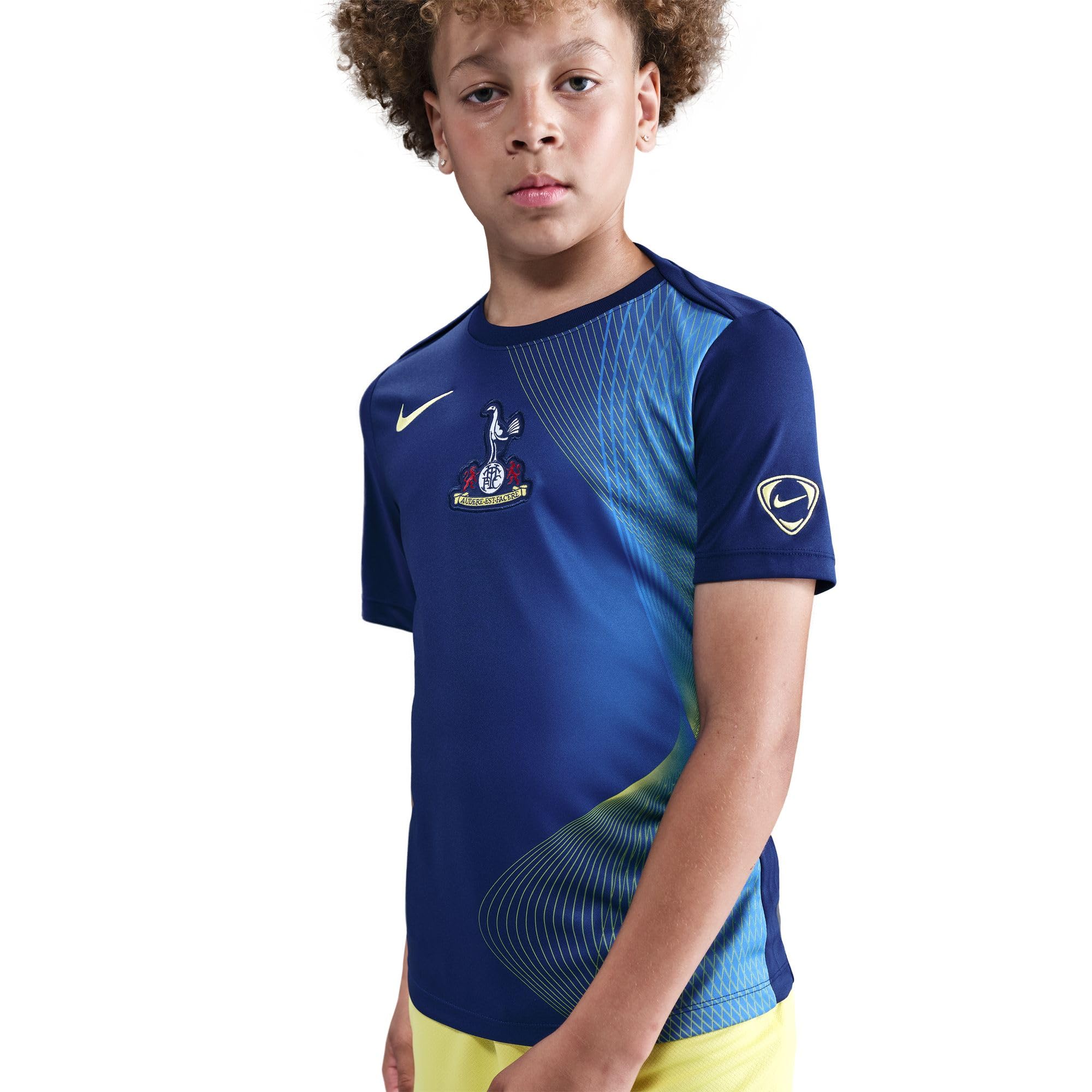 Tottenham Hotspur Academy Pro Third Nike Dri-FIT Total 90 Pre-Match - Camiseta de fútbol para niños Mayores HM4191