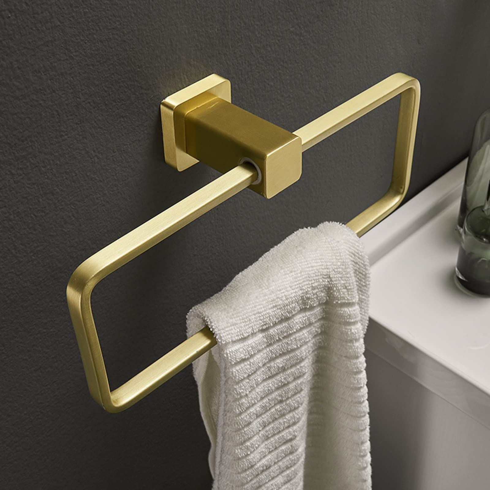 Toalleros, Porta Toallas de baño, Toalla de Mano para baño, Toalla nórdica, toallero, Colgador de Toallas de baño, Gancho para Toallas Proceso de trefilado de Alambre de Cobre Keep it in Mind