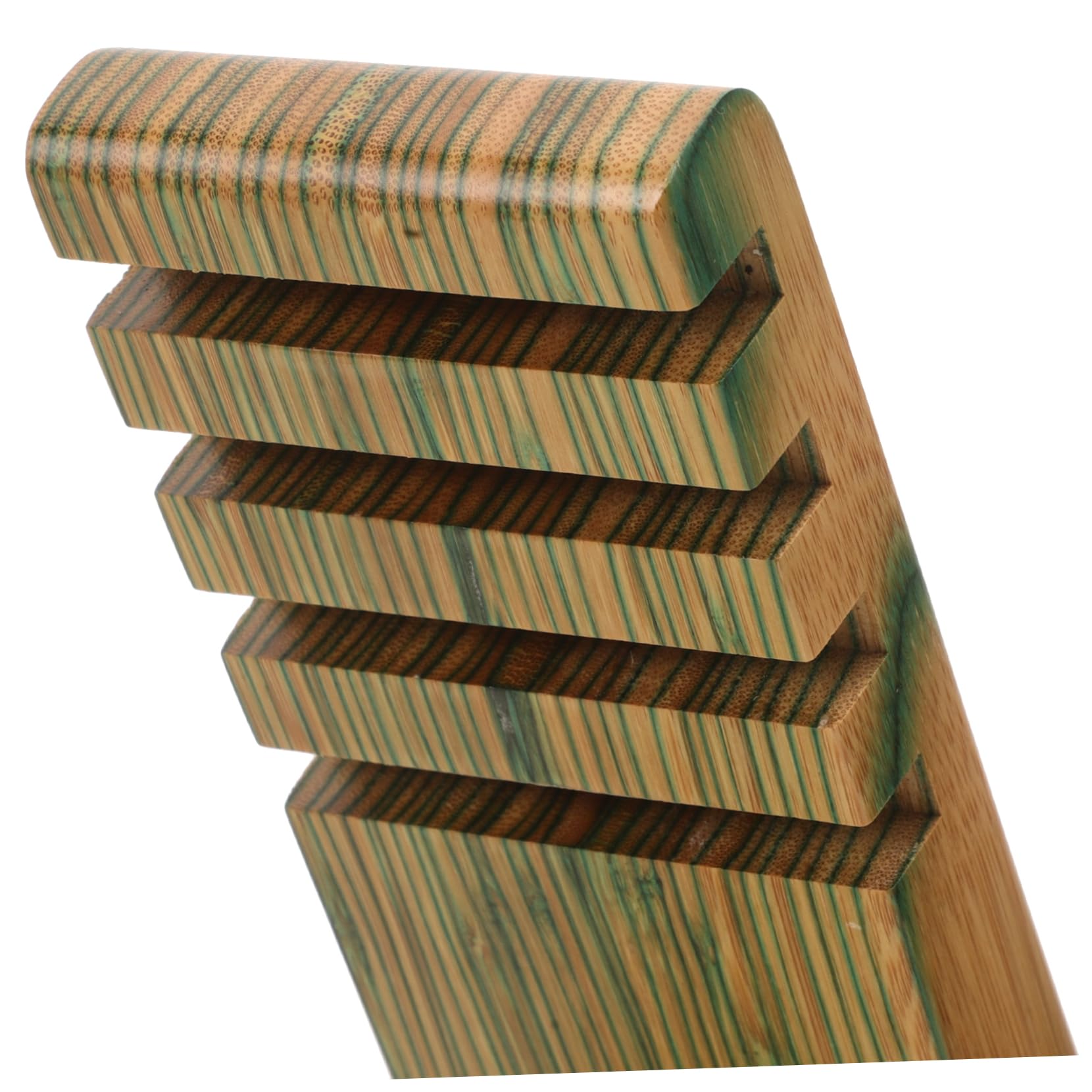 Anneome Poggiapiedi per Chitarra Regolabile in Legno Verde Pieghevole | Altezza Variabile, Facile da Riporre, Esperienza di Suono Comoda, Uso Versatile per Strumento