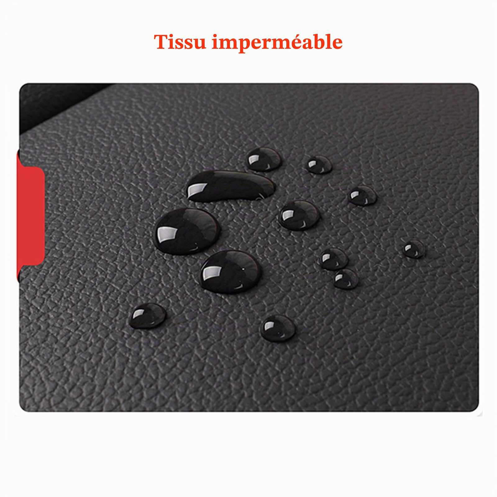 Couvre-sièges de voiture universels en PU imperméables pour sièges avant de voiture, ensemble de 2 pièces, adaptés pour Renault Arkana Captur Clio Grand Scenic Kadjar Koleos Laguna Twingo
