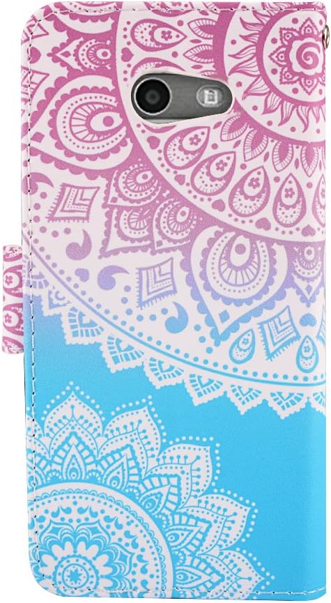 UrSpeedtekLive Samsung Galaxy J3 Emerge Case, J3 2017 Case, J3 Prime Case, Amp Prime 2 Case, J3 Emerge Wallet Case, Premium PU Leather Flip Case Cover w/Card Slots & Kickstand(Mandala)