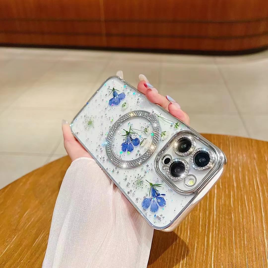 Amazon.co.jp: 【DBWYPY】手作り 押し花 キラキラ クリア iPhone  