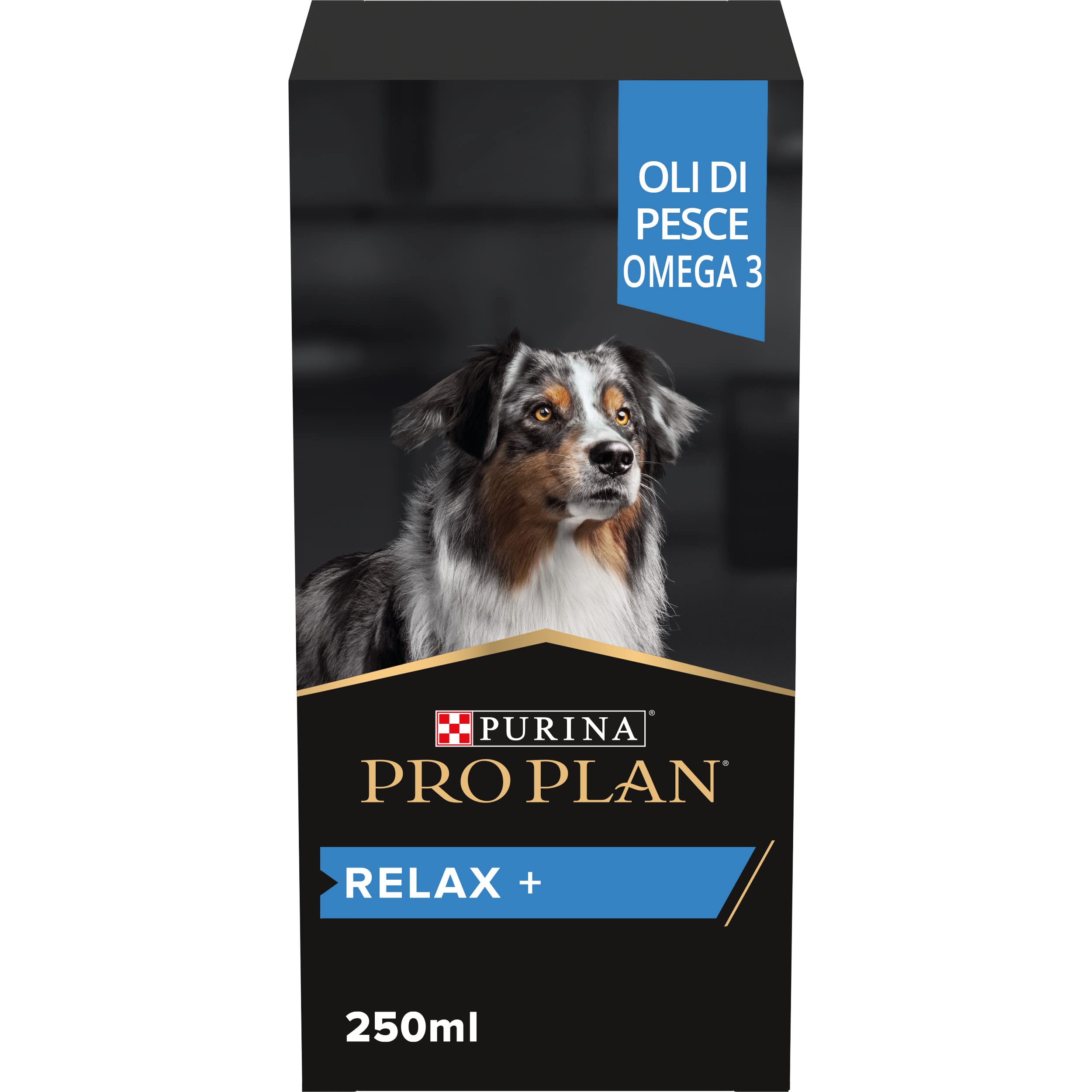 PURINA PRO PLAN Relax + Supplements per Cani Adulti con Olio di Pesce e Omega 3 Confezione da 250ml
