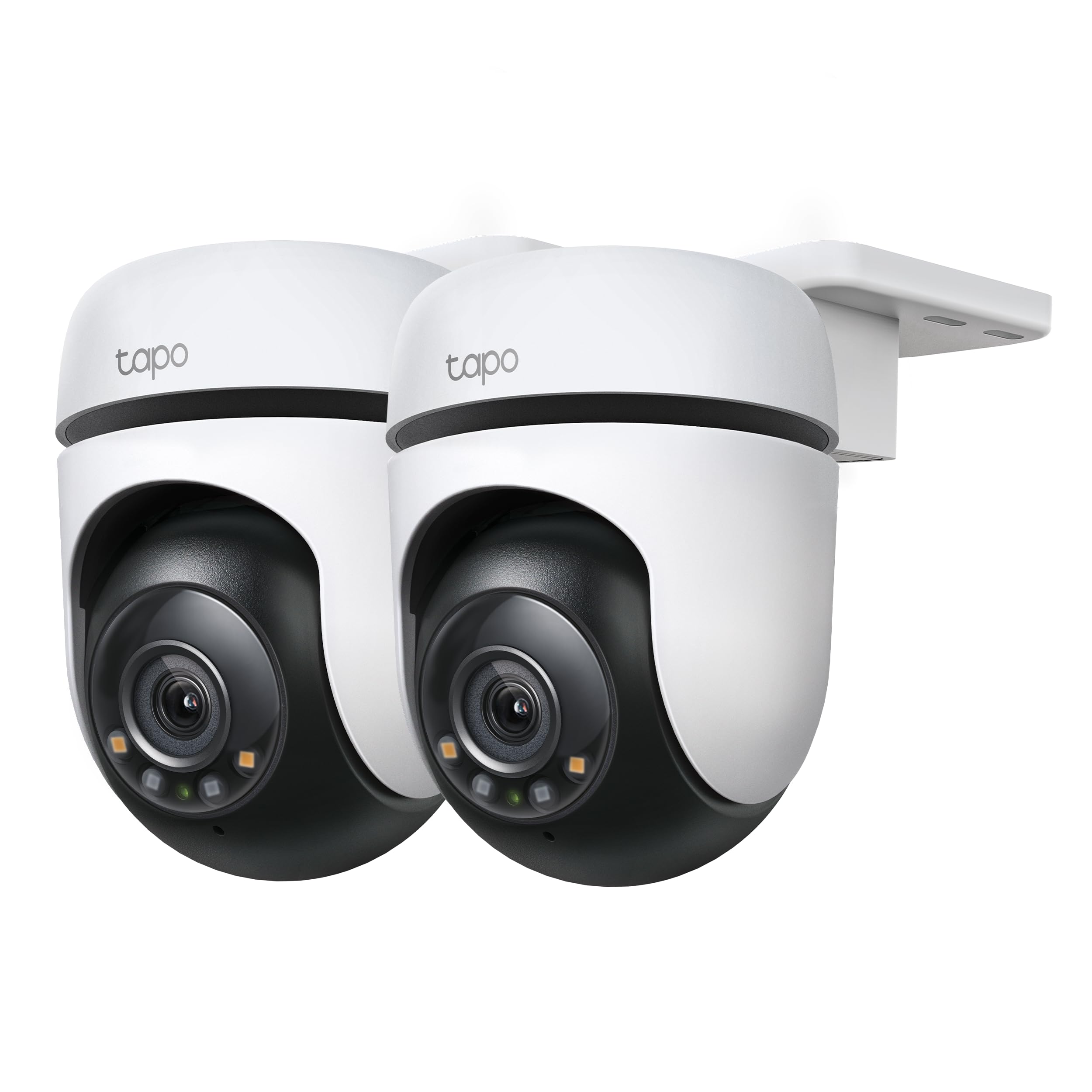 Tapo C510W – Pack de 2 Cámaras Wi-Fi para Exterior 3K 5MP IP65 con Rotación 360°, IA, Visión Nocturna y Modo Privacidad