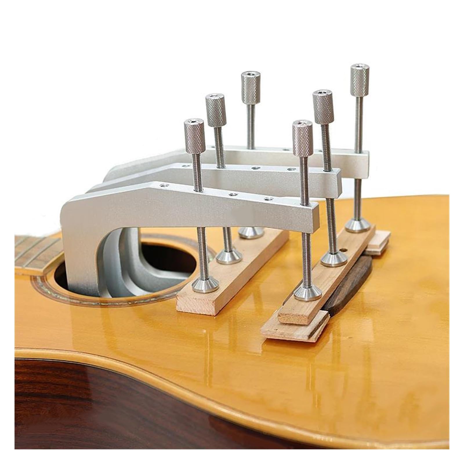 Klassische Folk Akustikgitarren Stegbauwerkzeuge Multi Loch Klemme Geeignet Für Gitarrenbauer Werkzeuge Für Den Gitarrenbau(180 clamp2)