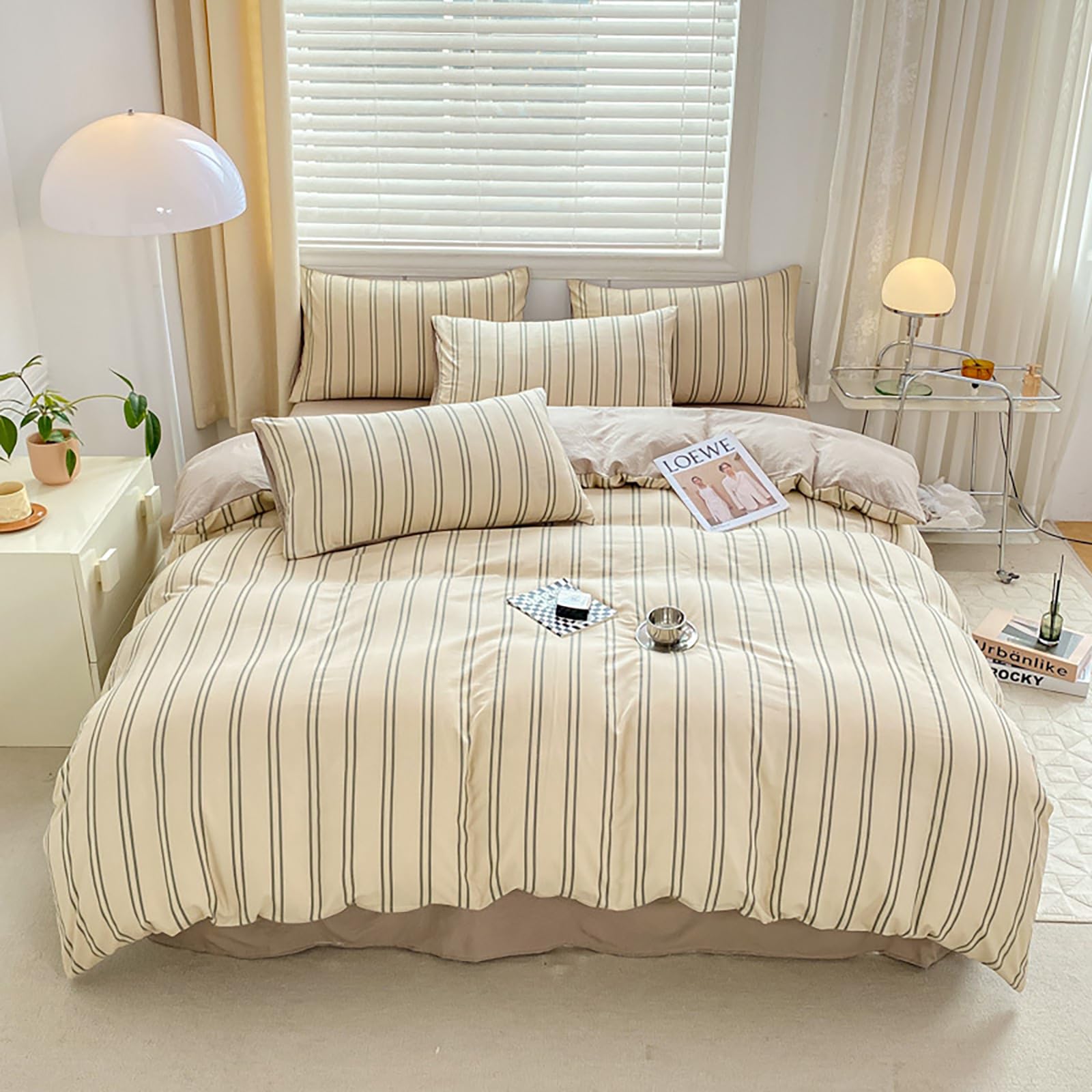 Floral Style Duvet Cover Single Bed funda nordica cama de 150 Quilt Covers Queen Size Bed Linen for Home (D, 150x200cm Single)