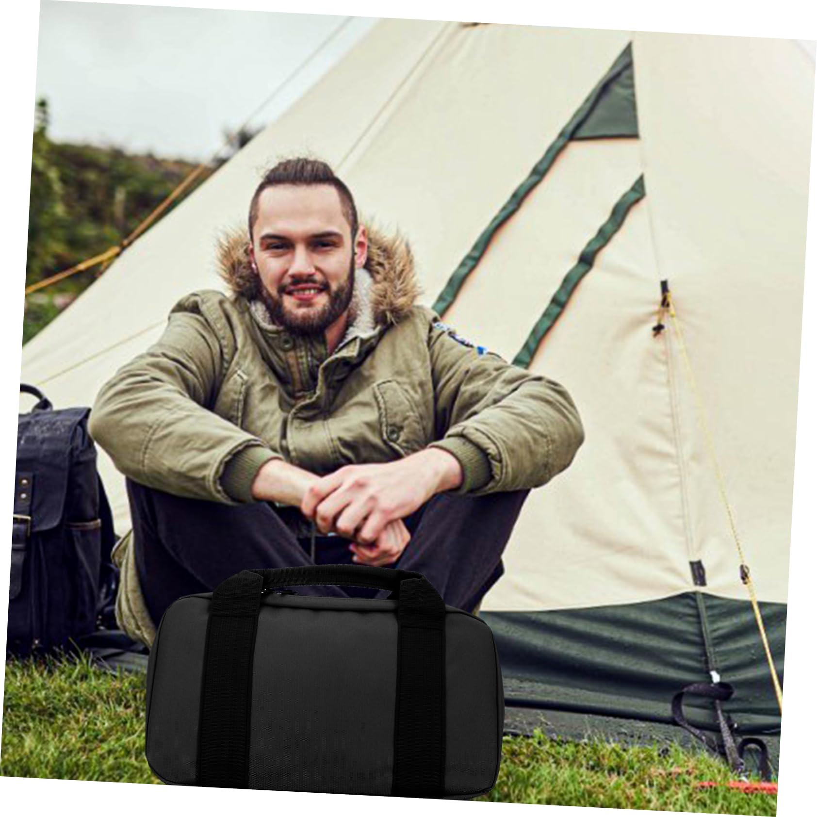 BRIGHTFUFU Men's System Multifunctional Outdoor Accessory Bag Camouflage Wallet Phone Cash Storage Tote