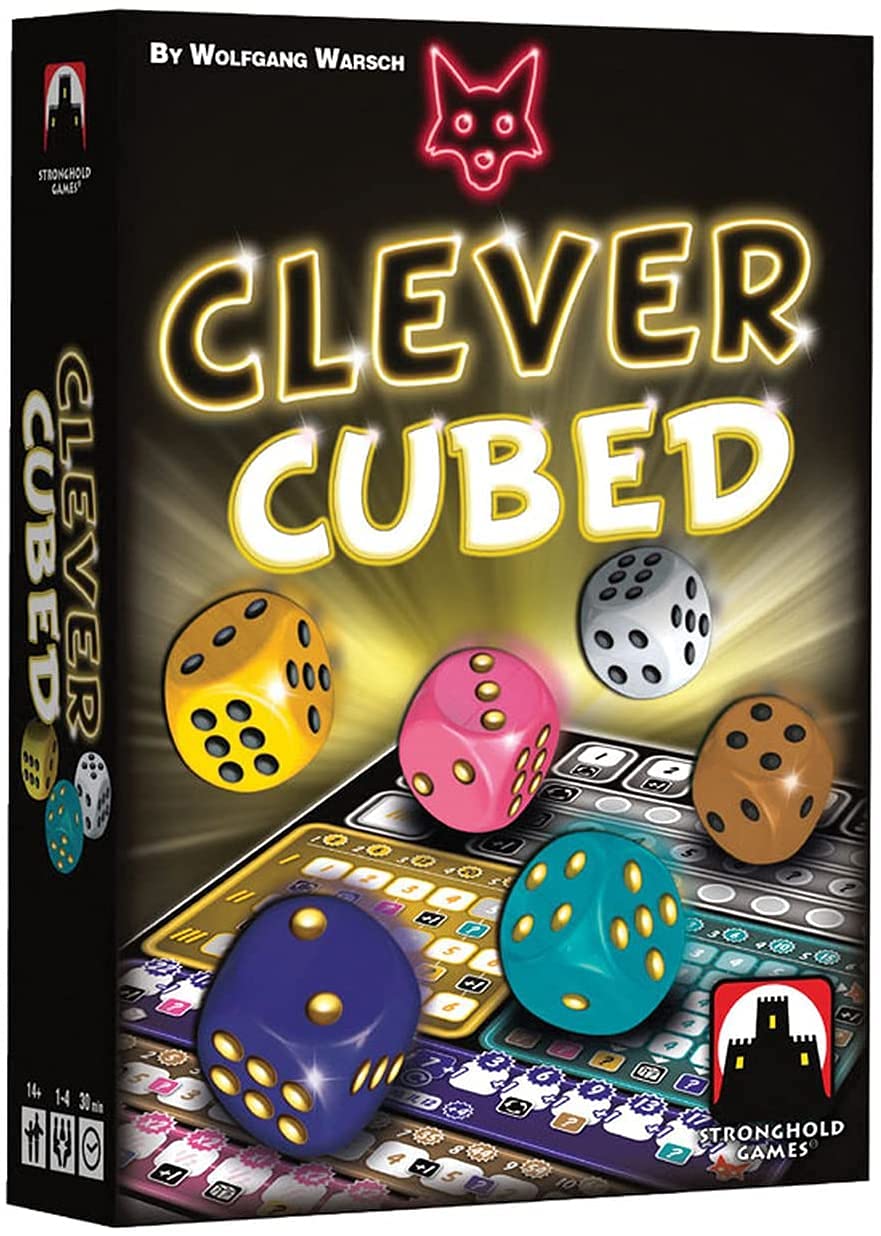 Schmidt, Clever Cubed, Dice Game, Ages 14+, 1-4 Players, 30 Minutes Playing Time