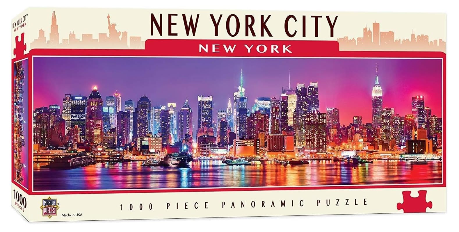 MasterPieces American Vistas Panoramic New York Puzzle (1000 Piece)