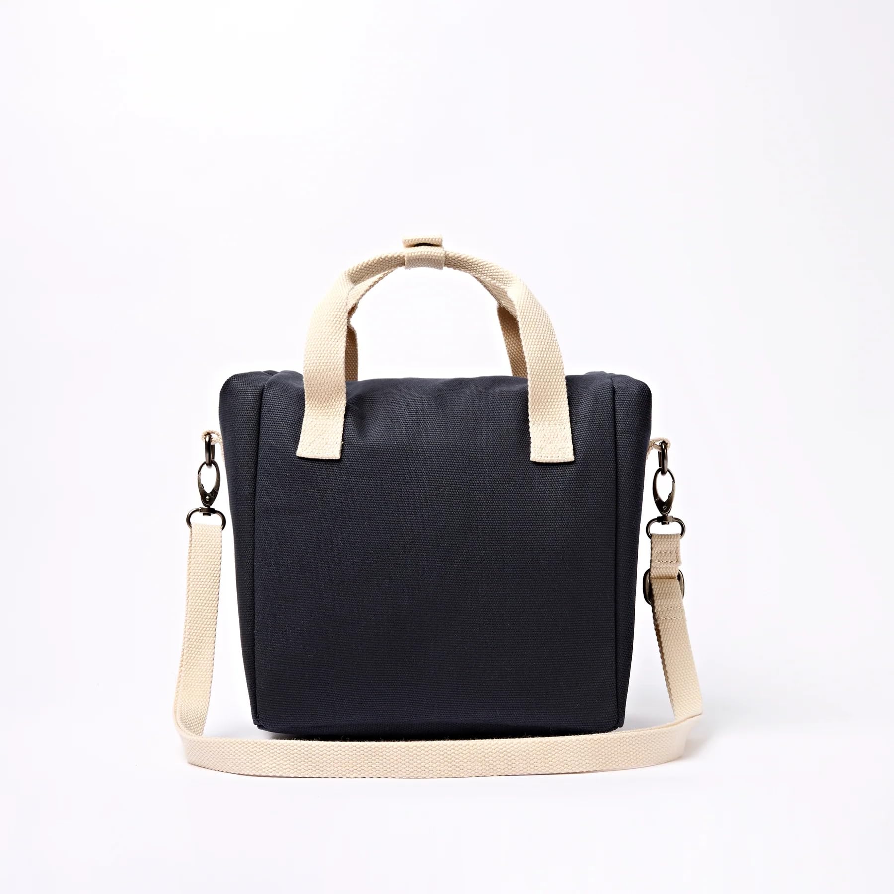 ROKA London Hampstead - Lonchera térmica con parte superior enrollable, con correa ajustable para el hombro, resistente al agua, reutilizable, para el trabajo, la escuela, el picnic y los viajes (humo