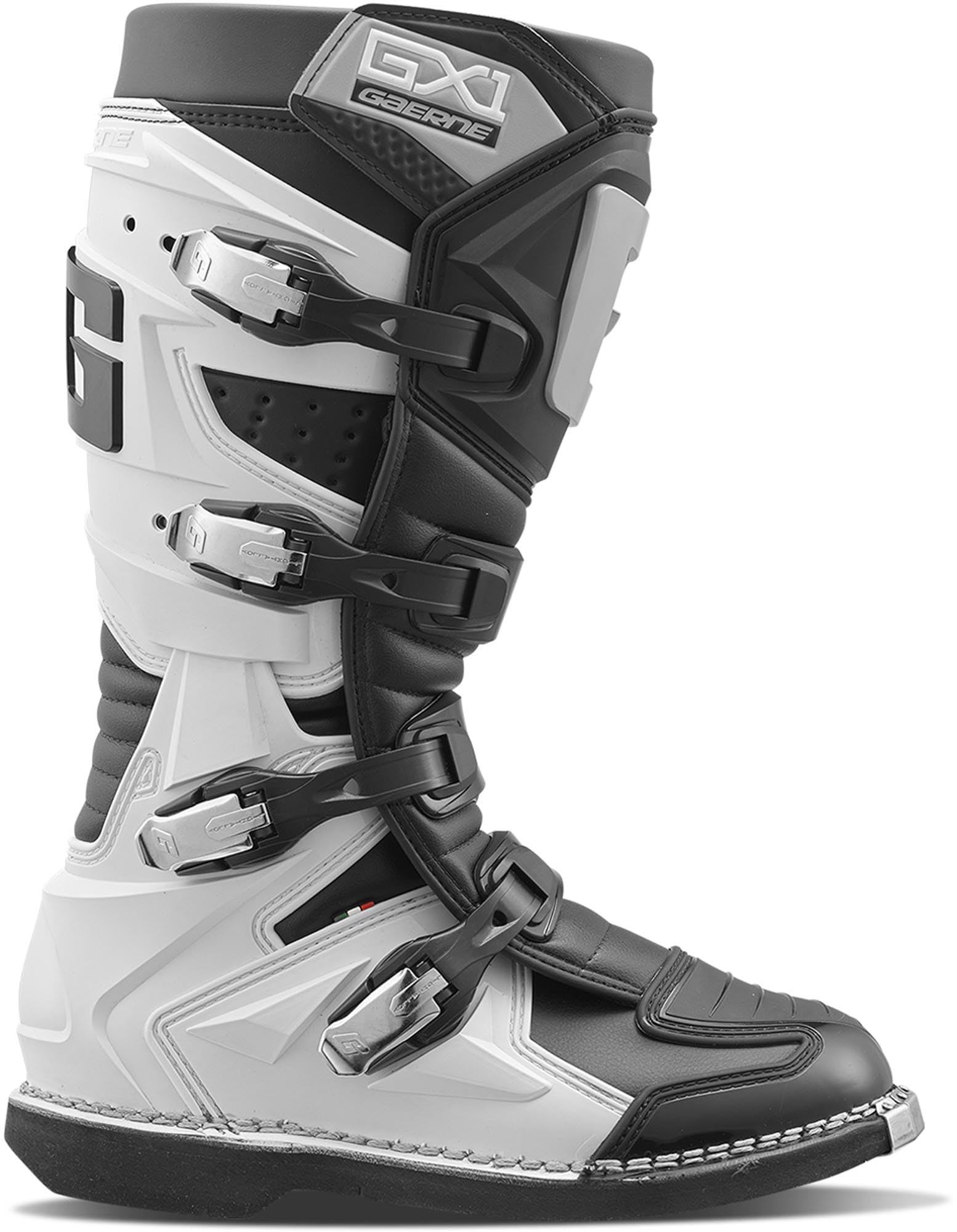 Gaerne GX1 Motocross Stiefel, grau/rot, 47