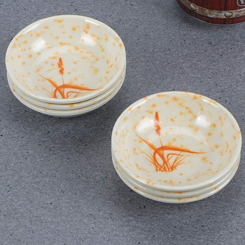 Miniatura 2 de Luxshiny 12 unidades de tazón de plato de chips chinos, bandeja para aperitivos, cocina, condimentos vintage, patrón de aperitivo, barbacoa para