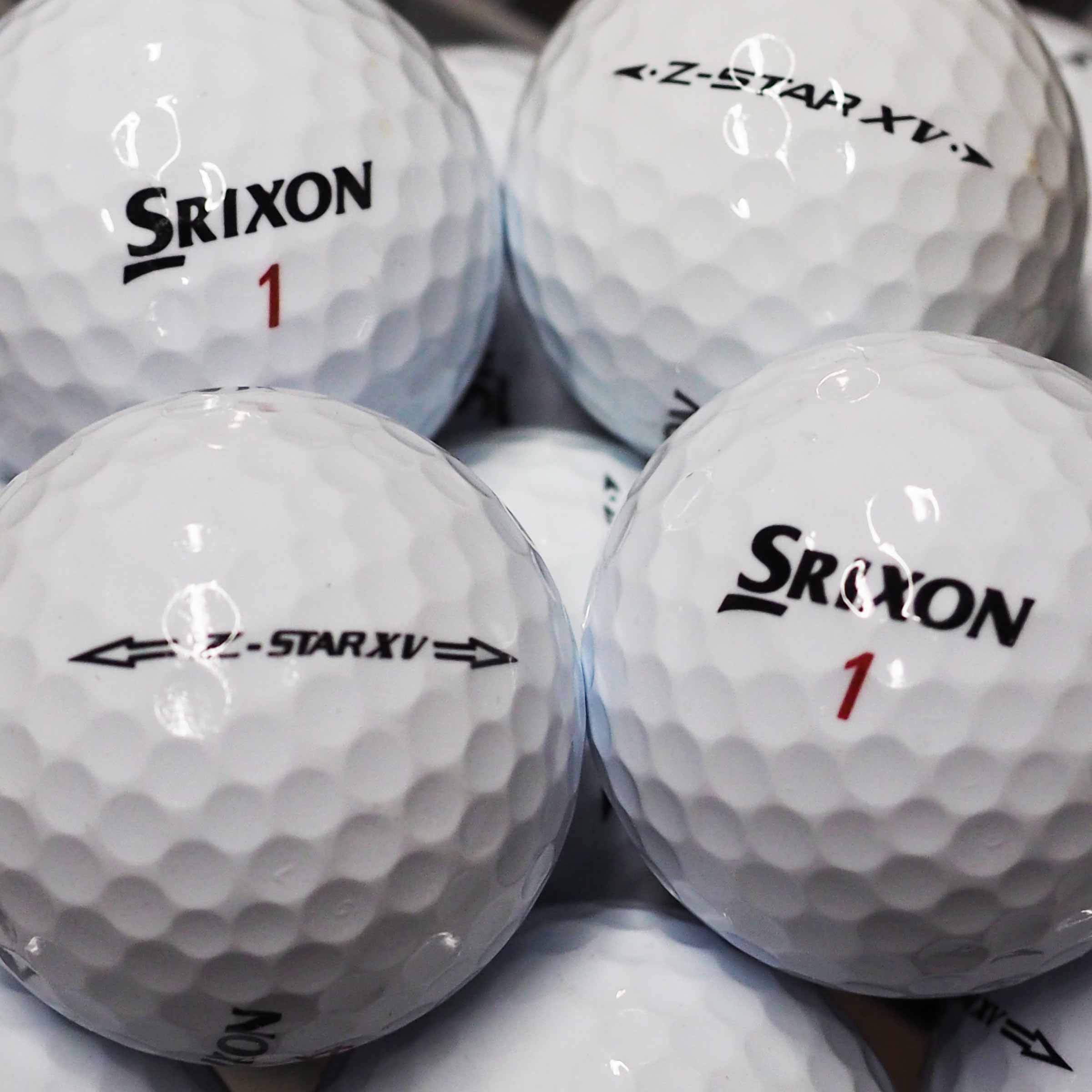 Srixon Z-Star XV Golfbälle - AAAA - AAA - Weiss - Lakeballs - gebrauchte Golfbälle - Teichbälle