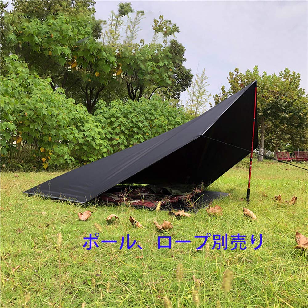 Amazon.co.jp: Kadahis ワンポールテント 3-4人用 超軽量 1.46㎏ 設営