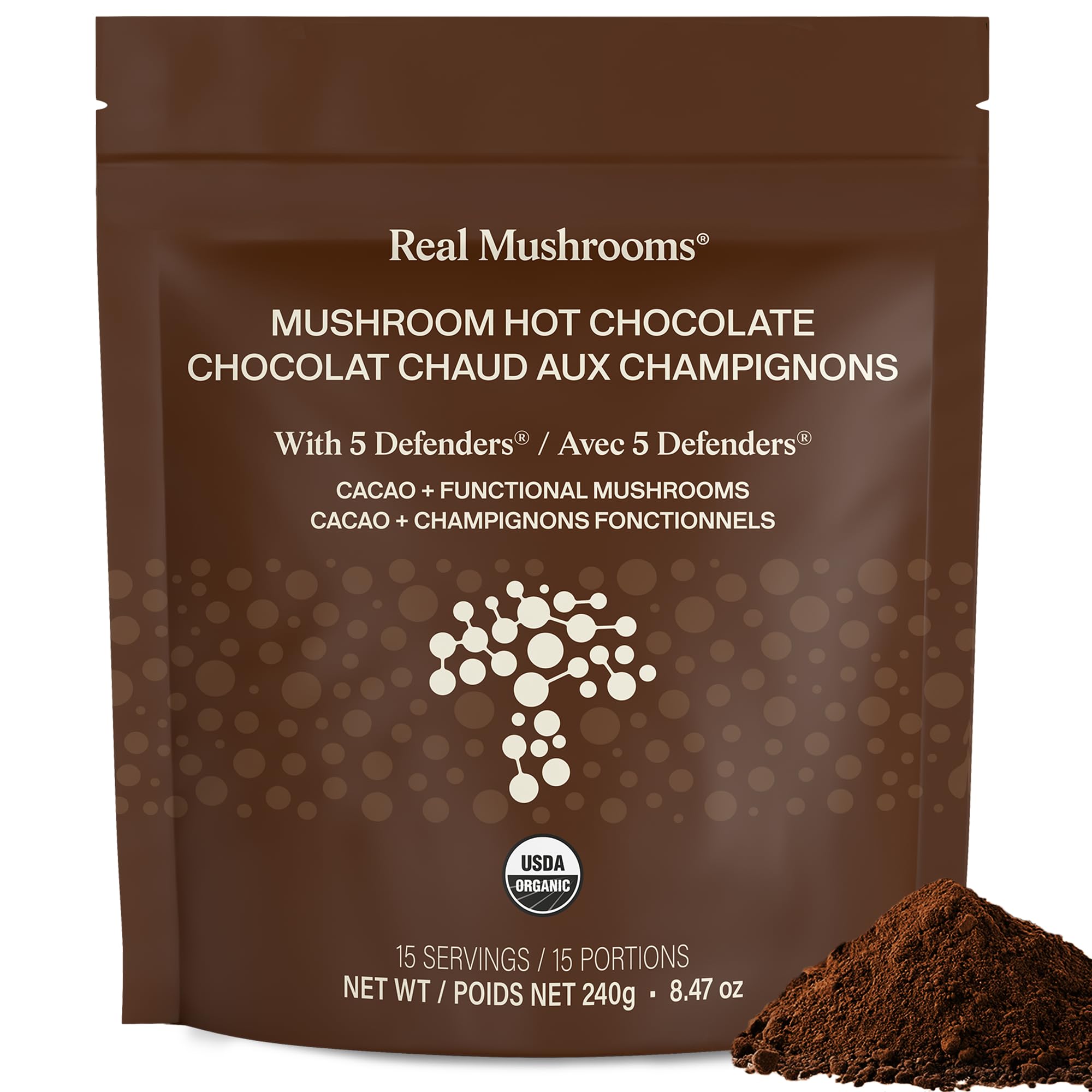 Real Mushrooms Organic Hot Chocolate Mix