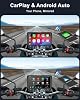 Cámara para moto 2K frontal y trasera, pantalla de 6" Carplay y Android Auto | Cámara para moto 30FPS, sistema de navegación GPS, pantalla táctil IPS 60Hz, IP68 a prueba de agua, audio Bluetooth 5