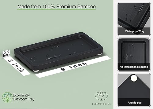 Miniatura 2 de YELLOW LOTUS Bandeja de tocador rosa  Pequeña bandeja de perfume para tocador, pequeñas bandejas de madera para decoración, bandeja de joyería de