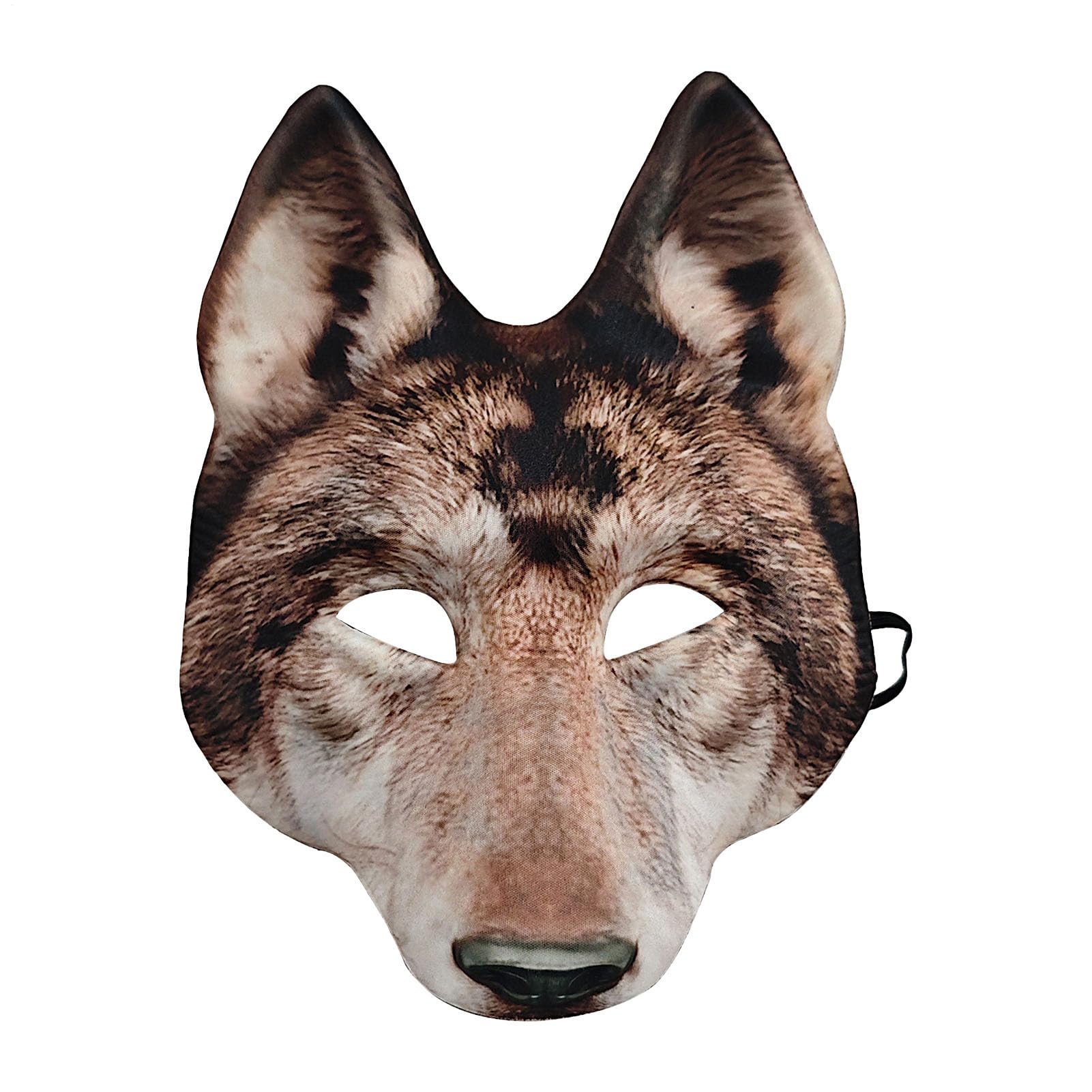 Salyeeluly Máscara de cabeza de lobo,Máscara de lobo | de terror aterradora de animales - de Mardi Gras Mascarada para disfrazarse fiesta Cosplay Prop