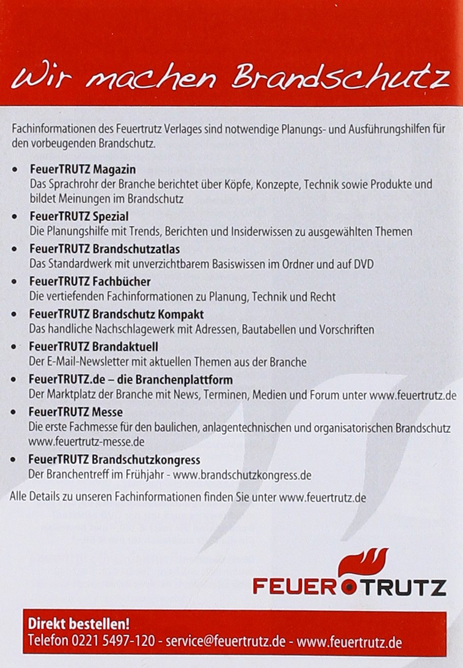 Brandschutzatlas (Ordnerwerk apart - ohne Aktualisierungsbezug): Inkl. Download Brandschutz-Nachweis und Bauvorschriften