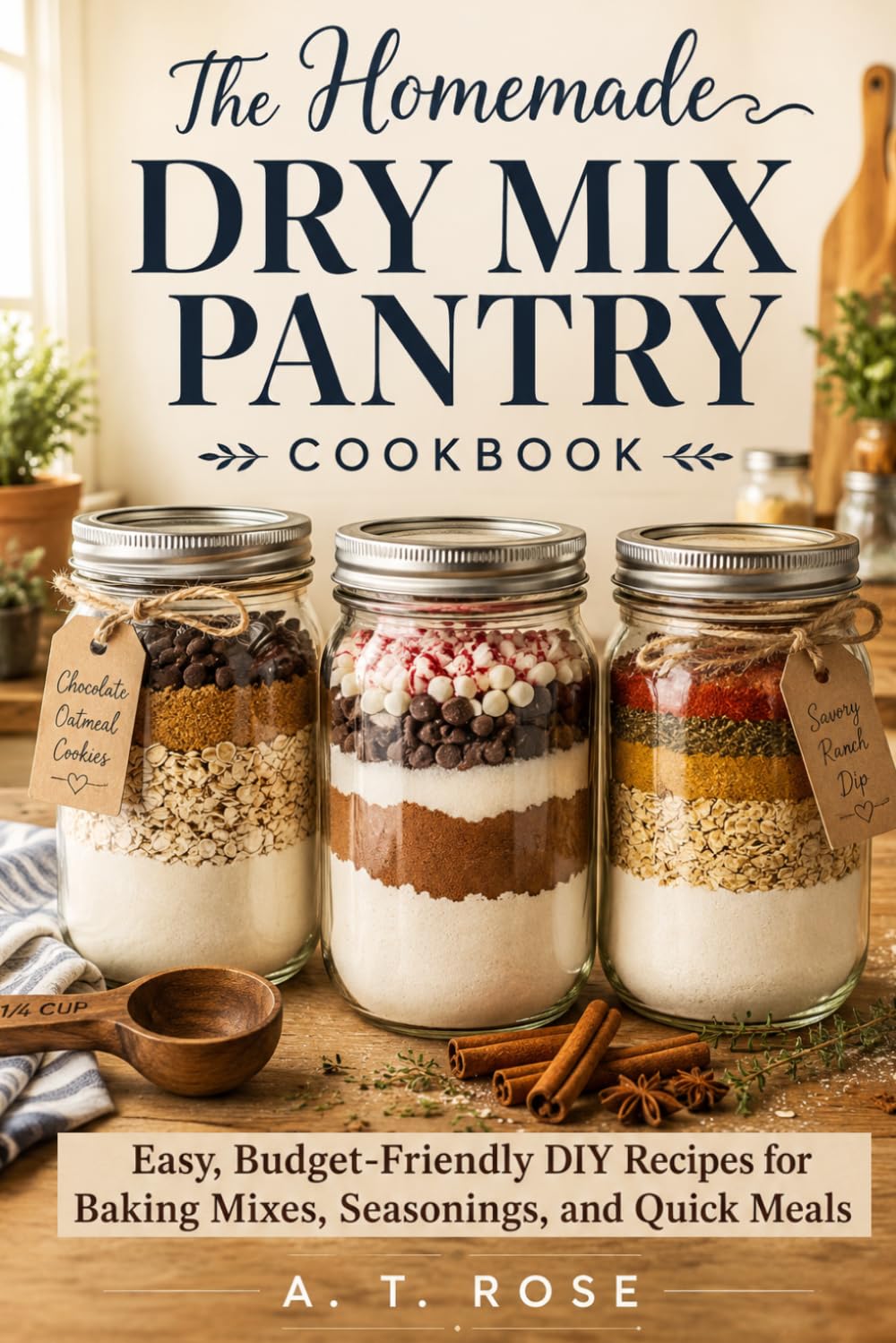 The Homemade Dry Mix Pantry Cookbook: Easy, Budget-Friendly DIY Recipes for Baking Mixes, Seasonings, and Quick Meals