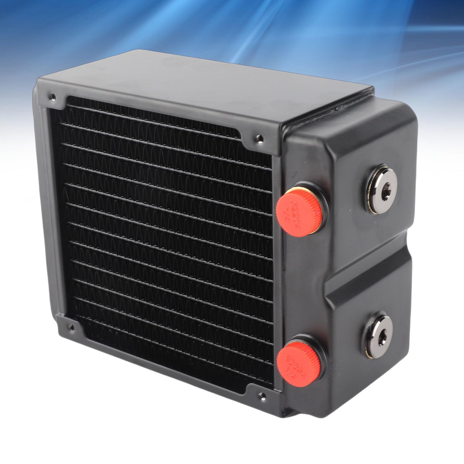 Radiatore in Rame di Raffreddamento Ad Acqua Preciso per Computer Dissipatore di Calore a 3 Strati Efficiente 120 Mm G1/4 per Sistemi di Raffreddamento Ad Acqua per PC