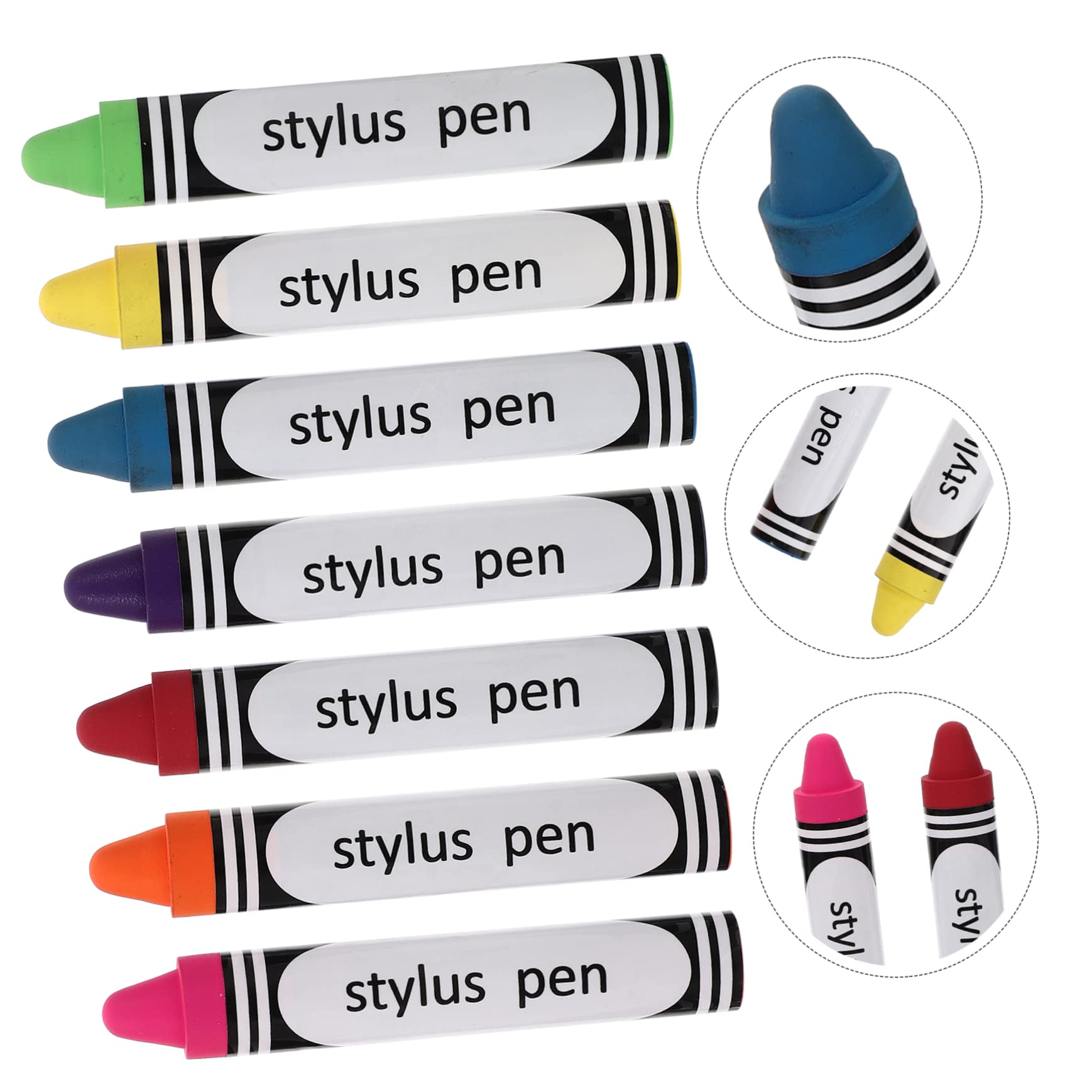 DOITOOL 21 Piezas lápiz óptico Capacitivo Pluma Escritura Tableta Aguja Lapiz Rojo Light Stylus Pen lápiz Capacitivo del teléfono lápiz Estilo Pluma Pantalla táctil Pluma Escribir