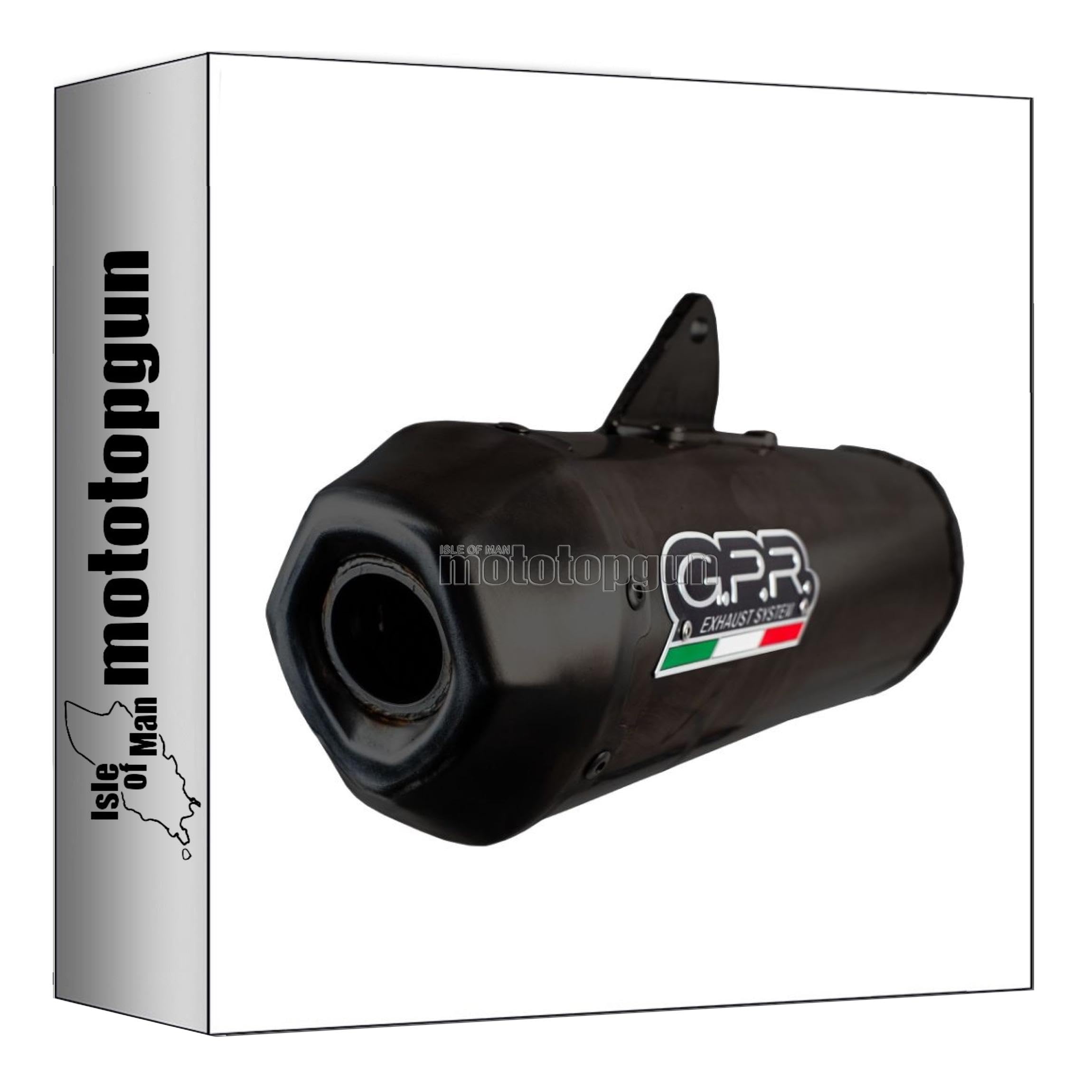 tubo de escape completo gpr homologado catalizado acero negro pentaroad, db-killer incluido, vo.5.cat.pe.bl compatible con voge sr4 2022 2023 mototopgun