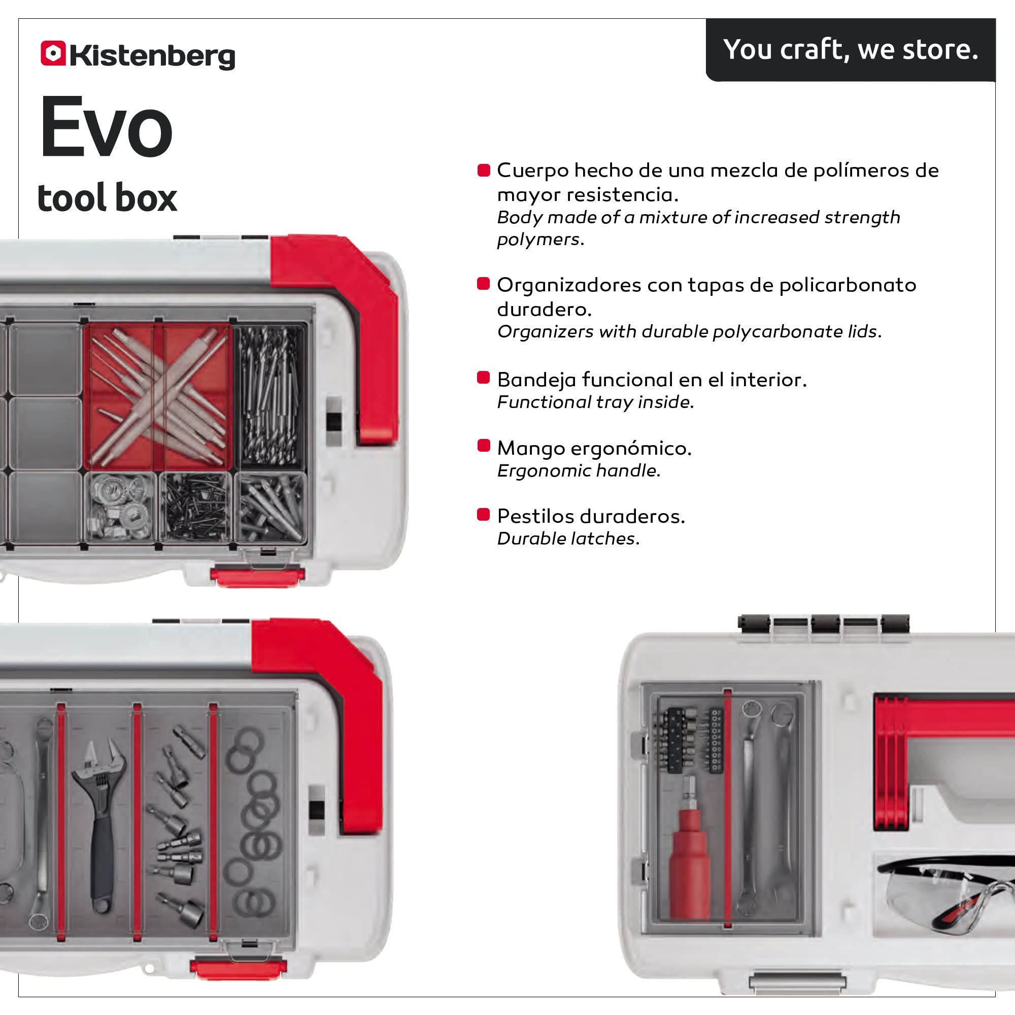 Kistenberg Points De Contrôle Des Outils Multifonctionnels Tager Carbo Plus 39 X 57 7 X 6 Cm 82960619