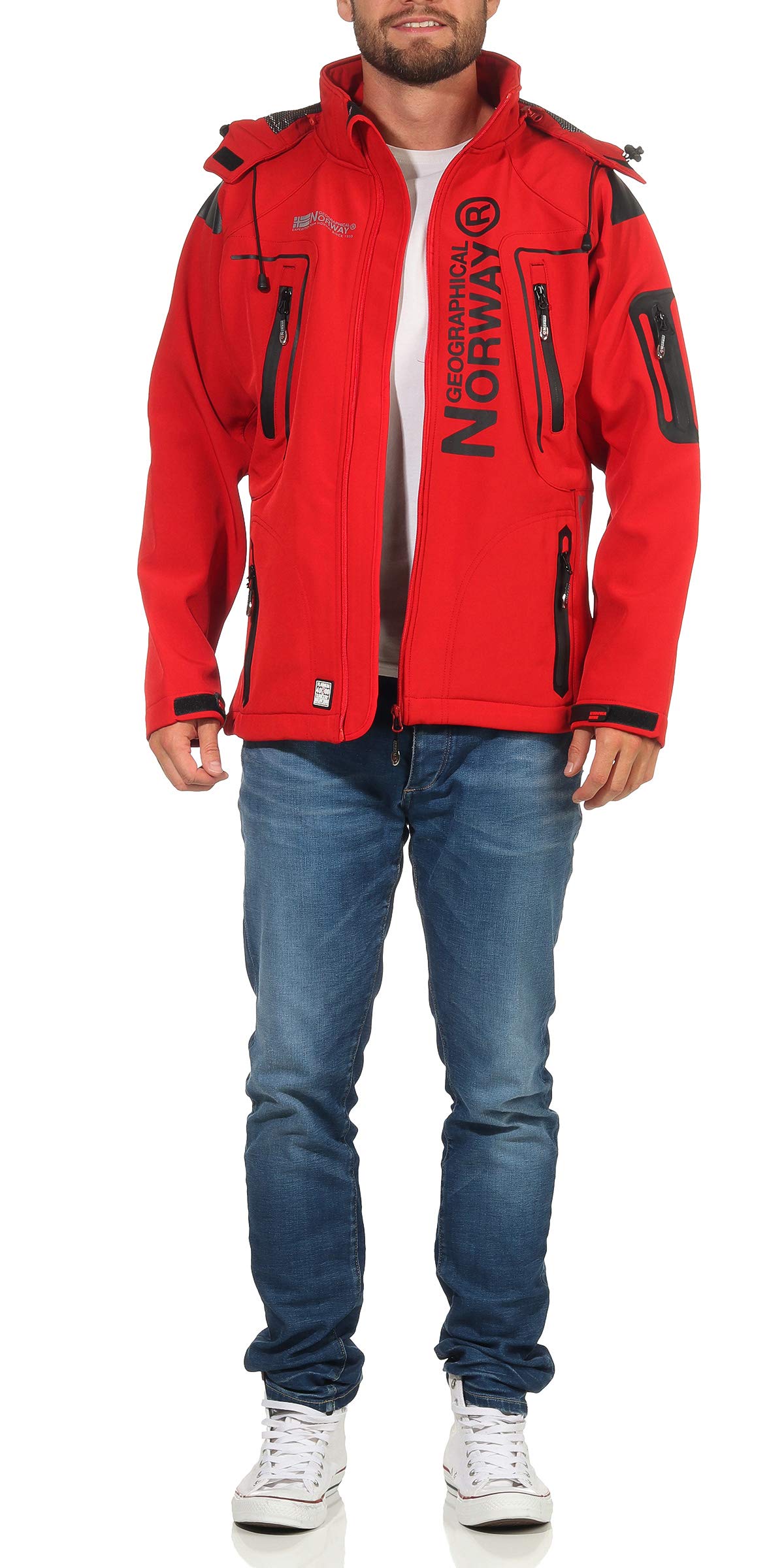 Geographical Norway Męska kurtka softshell leyoley production