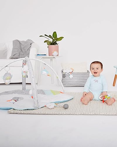 Miniatura 20 de Skip Hop Juguete de empuje de aprendizaje para sentarse a pie, nube de forro plateado