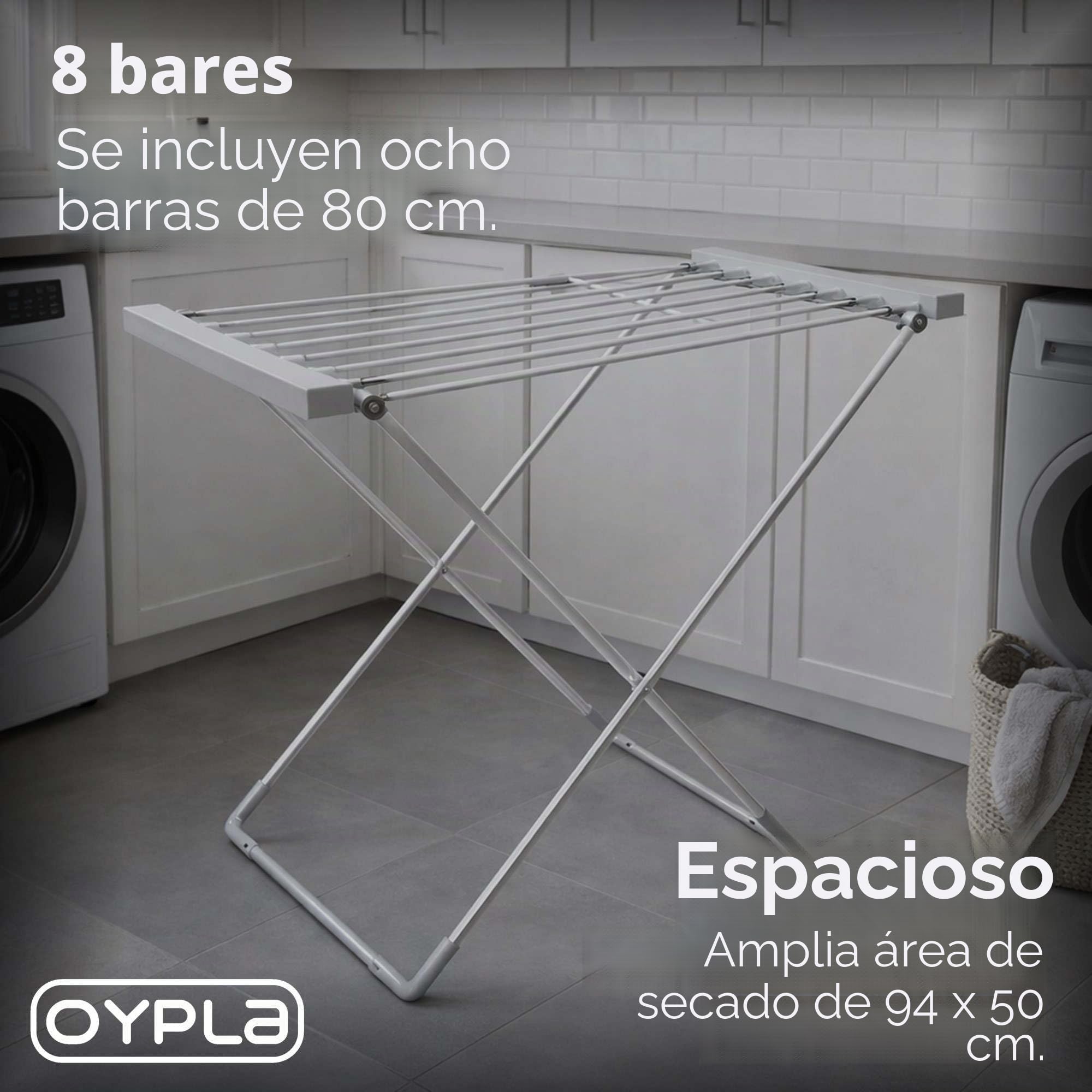 Oypla Tendedero eléctrico Plegable con calefacción para Caballos (8 Bares)