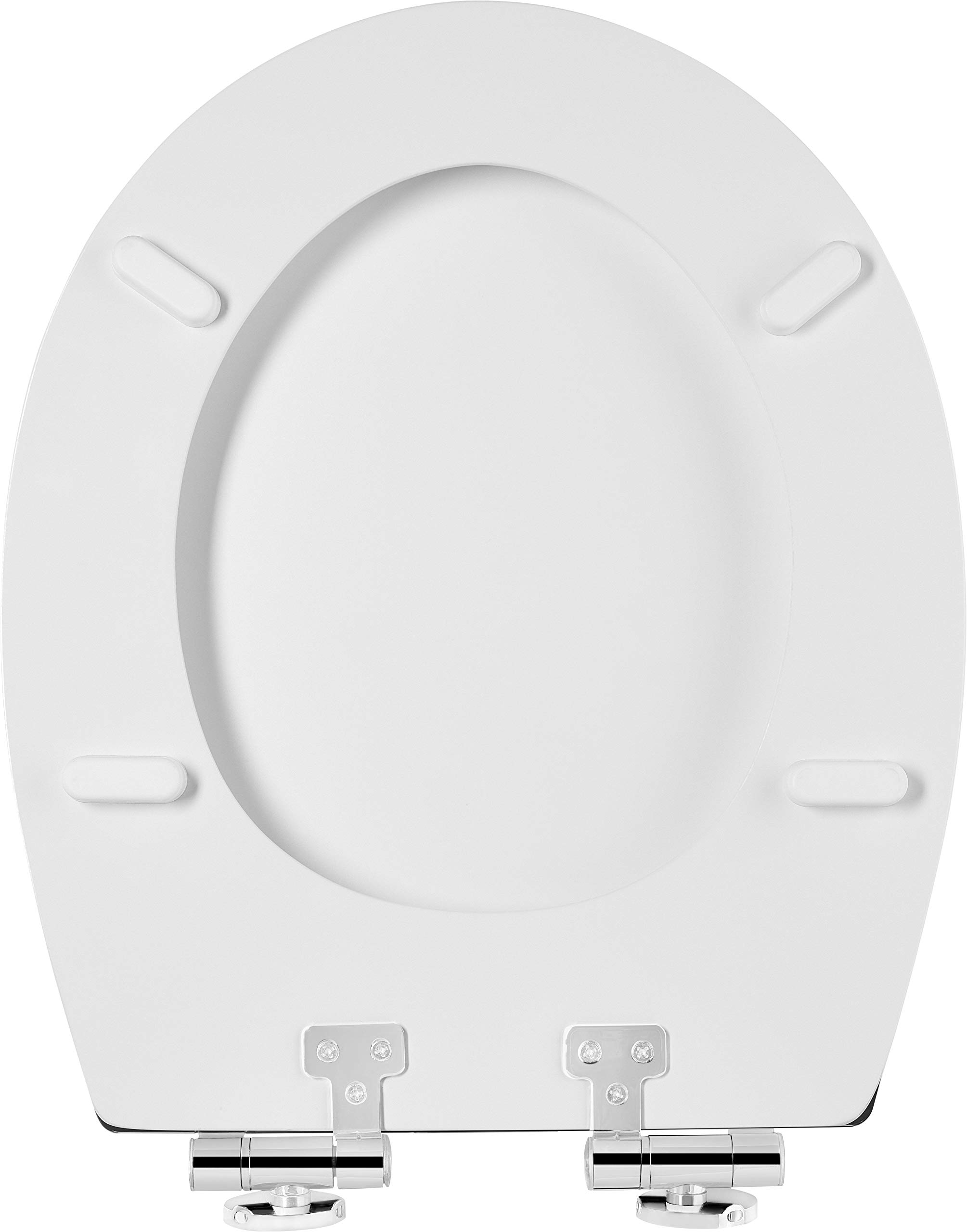 Cornat Deska sedesowa "Geneva Light" – delikatne oświetlenie LED w nocy – z czujnikiem akustycznym – funkcja Quick up & Clean – wolnoopadająca – wygodny montaż od góry/deska sedesowa/deska
