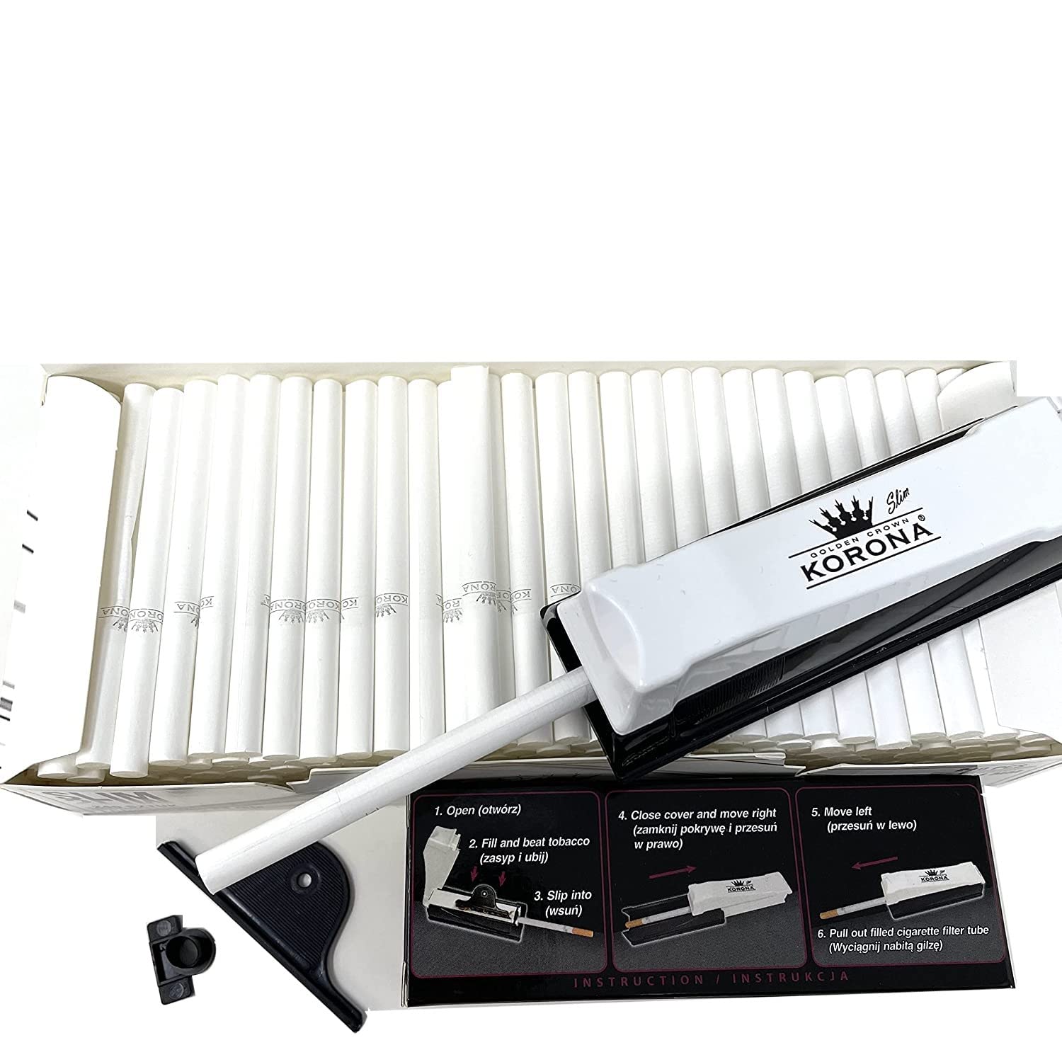 Korona Empty Cigarette Tubes (Slim Starter Set) : Amazon.de: Health &  Personal Care