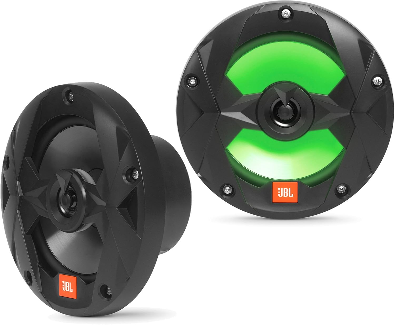 JBL MS65LB Marine 6.5 Inch TwoWay RGBLED Speakers, Pair, Black
