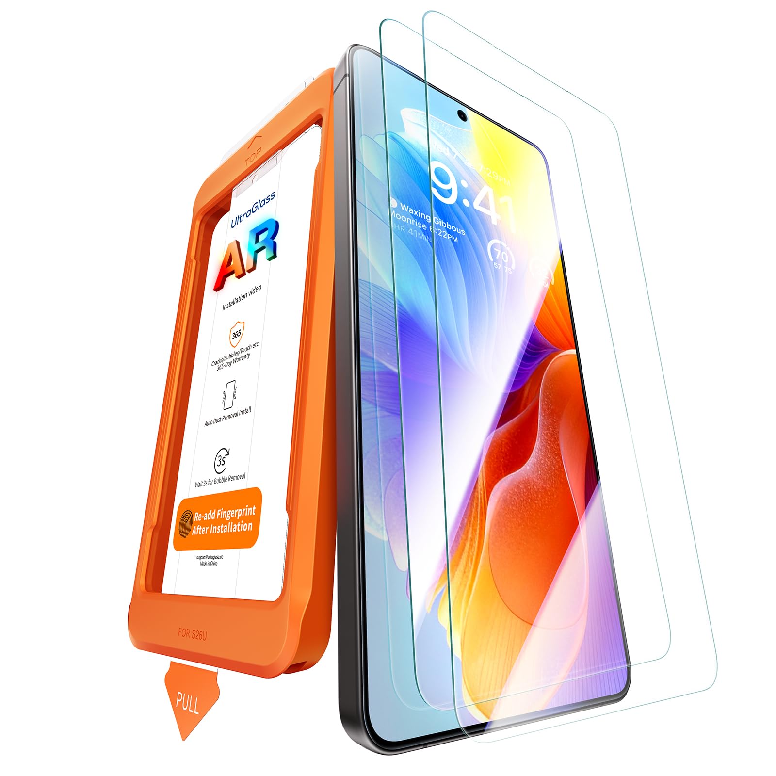 UltraGlass TOP 9H+ OptiArmor for Samsung Galaxy S26 Ultra Screen Protector