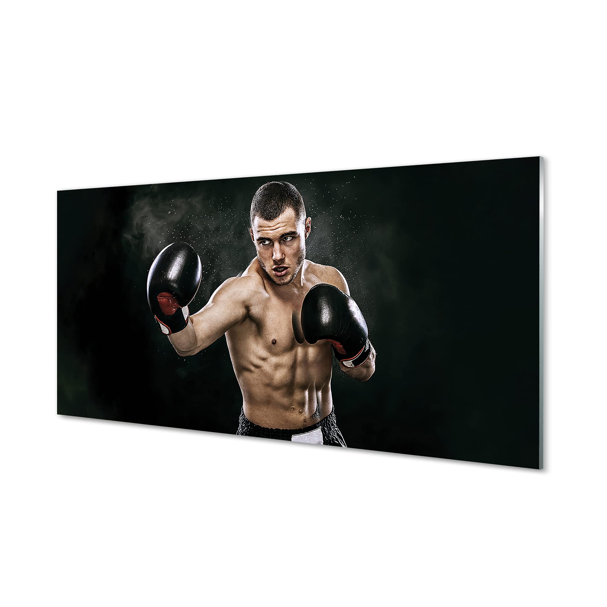 Crédence adhésive 100x50cm en verre trempé de sécurité pour décoration murale de cuisine