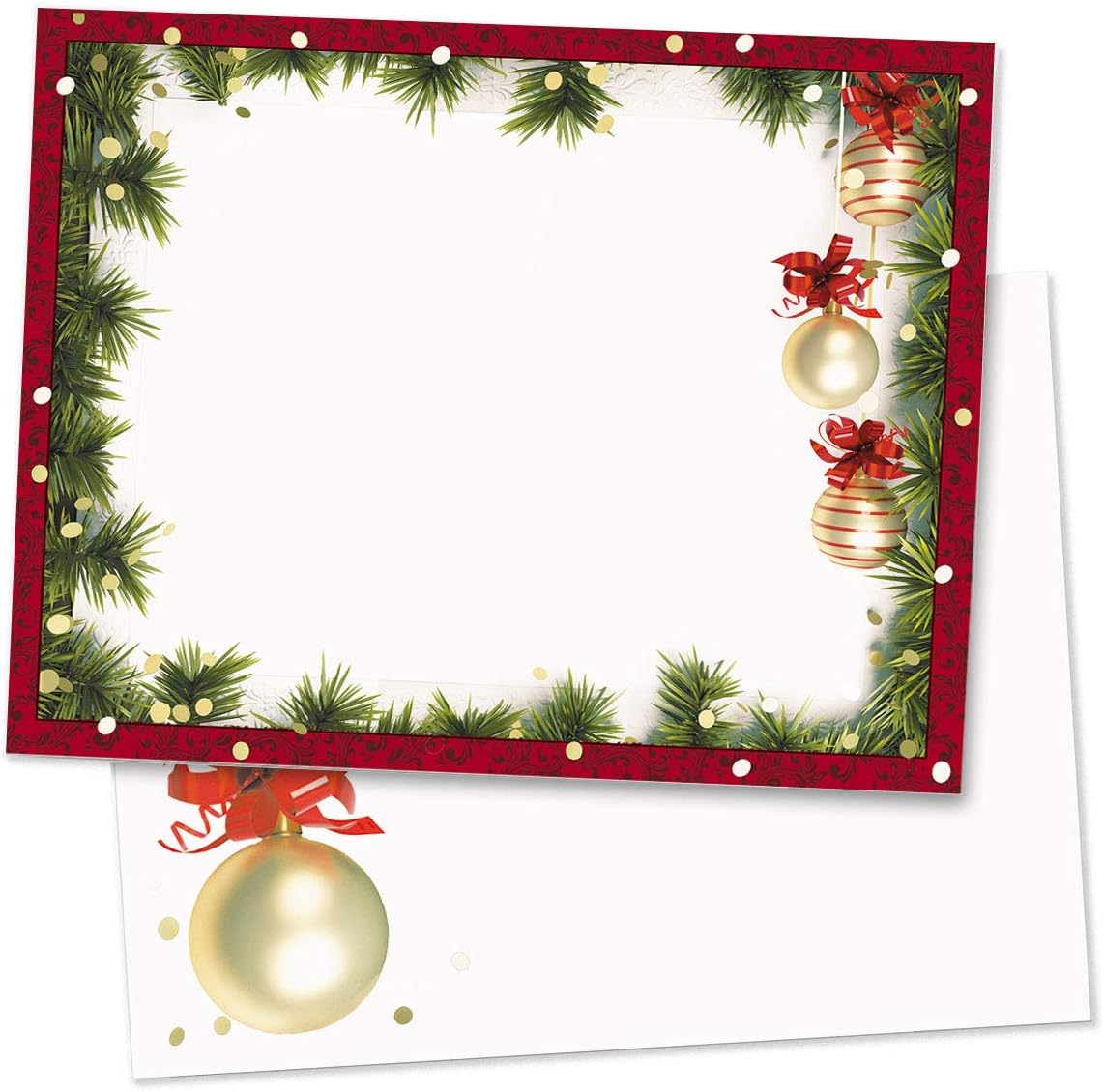 PaperDirect Christmas Twilight Postcards, Jumbo Size, 50 Count