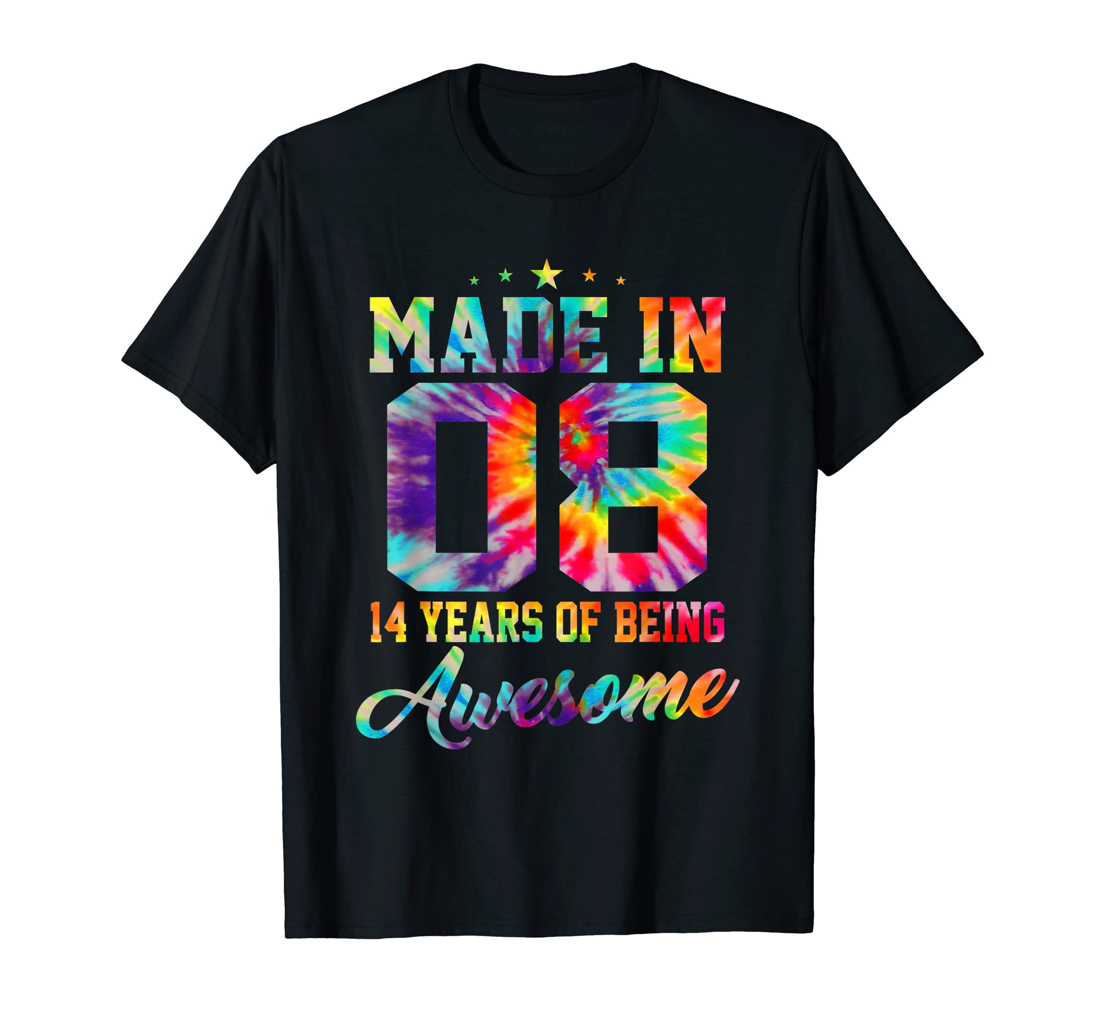 14 Year Old Gift Girls Teens Born in 2008 14th Birthday T-Shirt