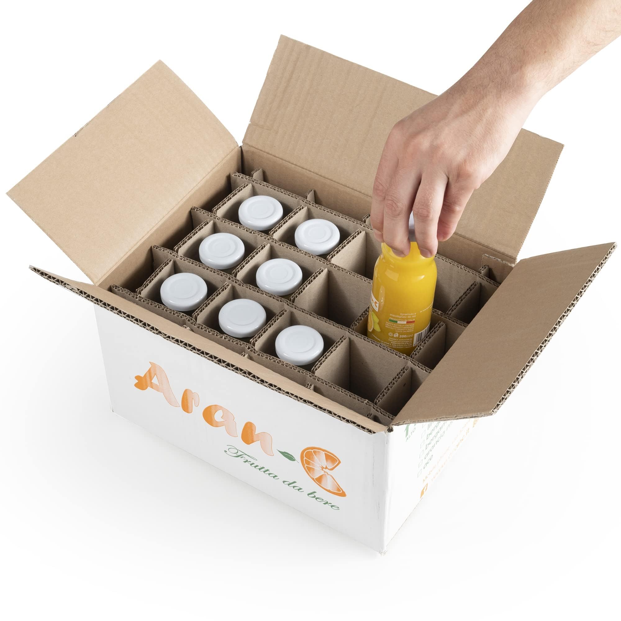 Aran-C – Succo di Bergamotto di Calabria 100% Biologico, Spremuto a Freddo, Ricco di Antiossidanti, Senza Zuccheri Aggiunti – Confezione 12x200ml in Vetro