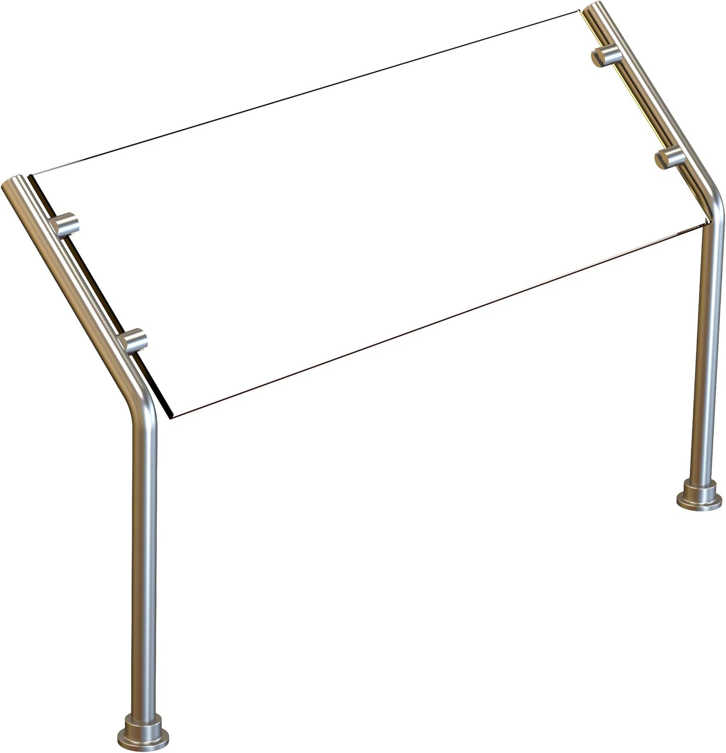 ADM Sneezeguard ES31 Stainless Steel Self Service