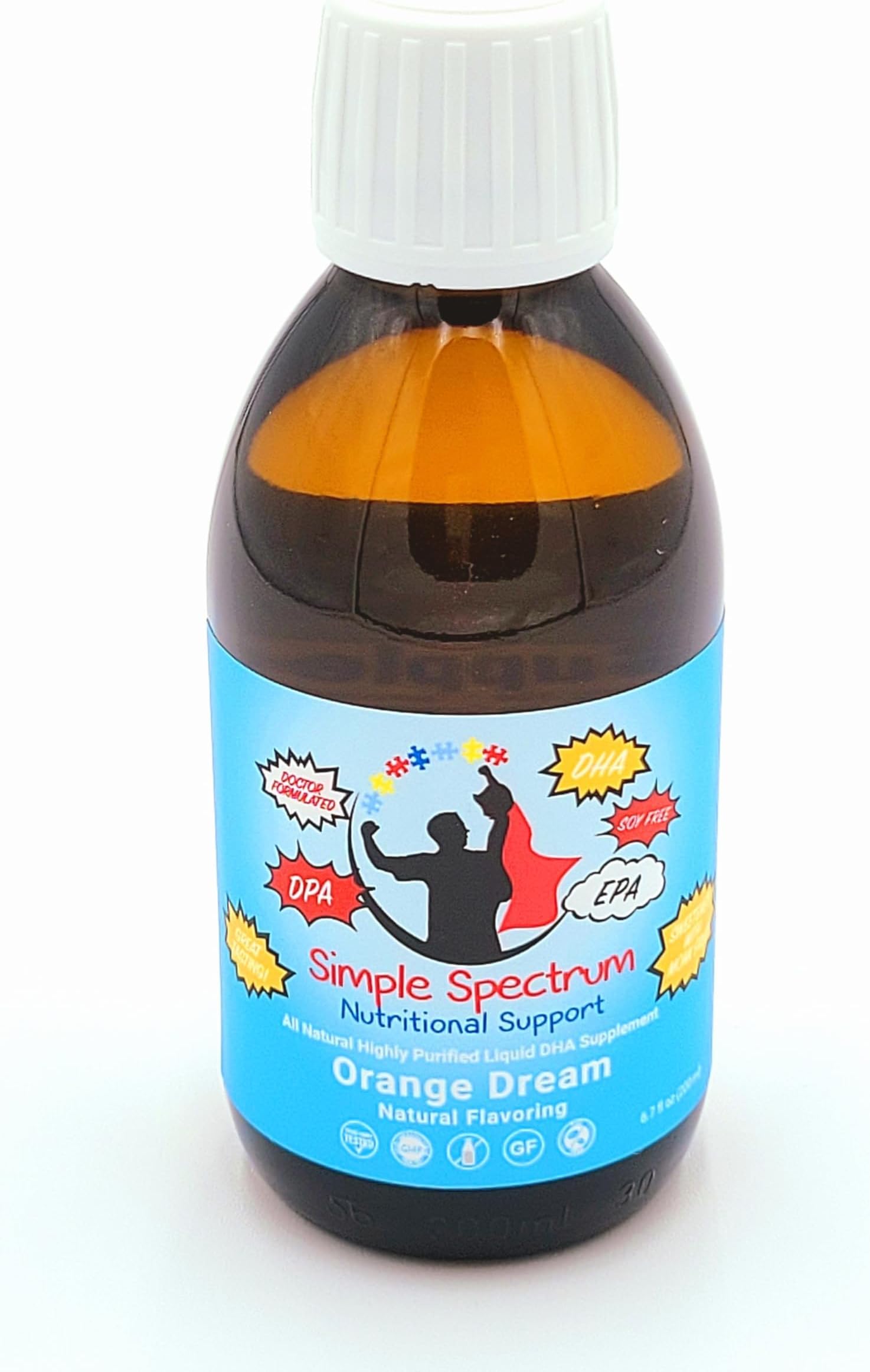 All Natural Fish Oil, Omega 3 DHA Supplement