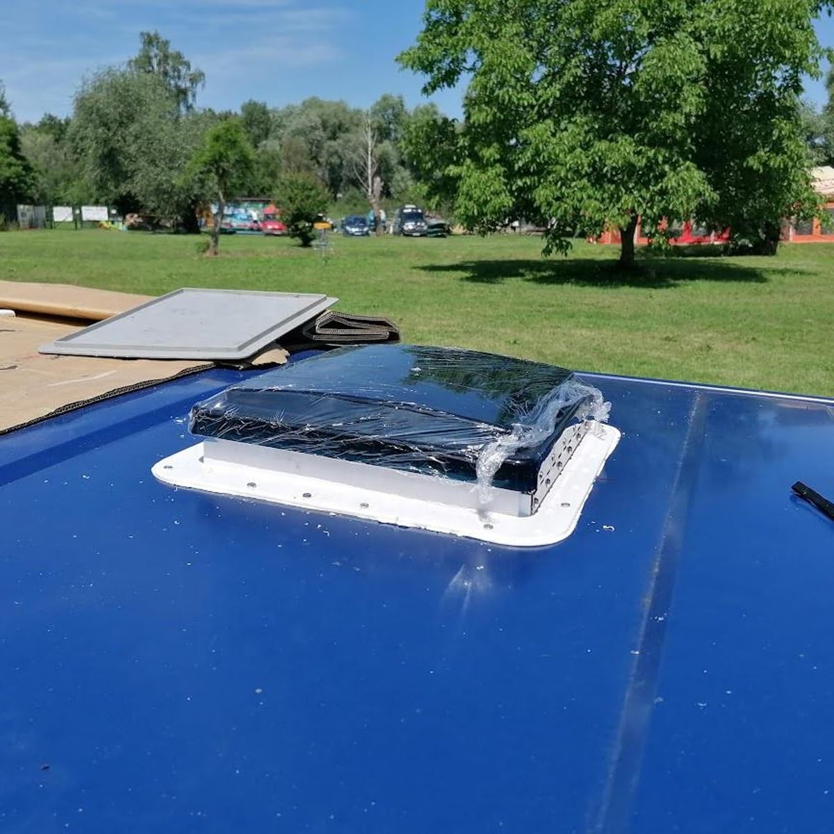 Wentylator Podłogowy, Wentylator Dachowy Do Kampera Z Czujnikiem Deszczu, Wentylacja 12 V I Oświetlenie Led, Dwukierunkowy Przepływ Powietrza Do Kamperów, Przyczep Kempingowych, Przyczep Kempingowych