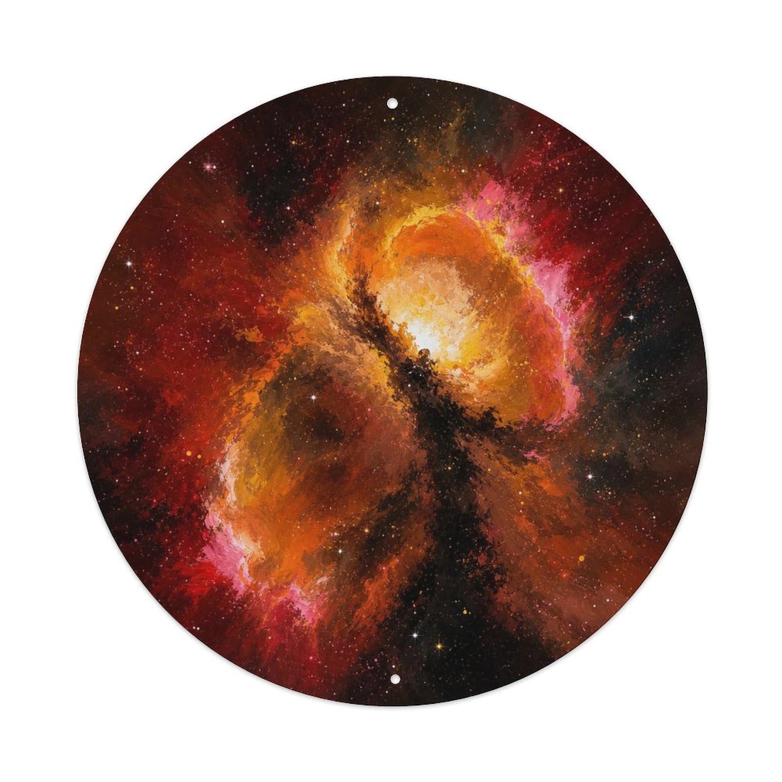 Odgynaw 8X8inch(20X20cm) Astral Cocoon Nebula Sky Atlas Stellar Telescope Orbit Metal Tin Sign