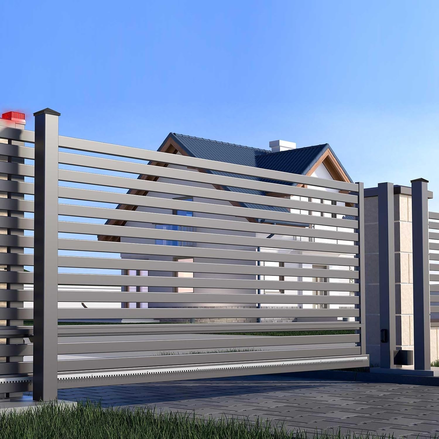 Dunzy 4 x 6 Heavy Duty Aluminum Pyramid Post Caps Fit 4 x 6 & 3.5" x 5.5" Nominal Wood Posts Black Matte Powder Coated Finish for Fence Deck Corridor Includes Stainless Steel Screws(4 Pack)