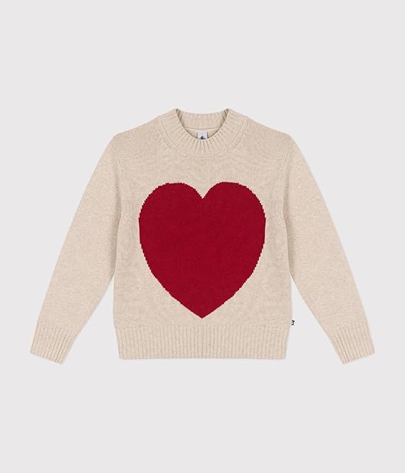 Pullover met lange mouwen in marine/rood gestreept | Your Look... for less