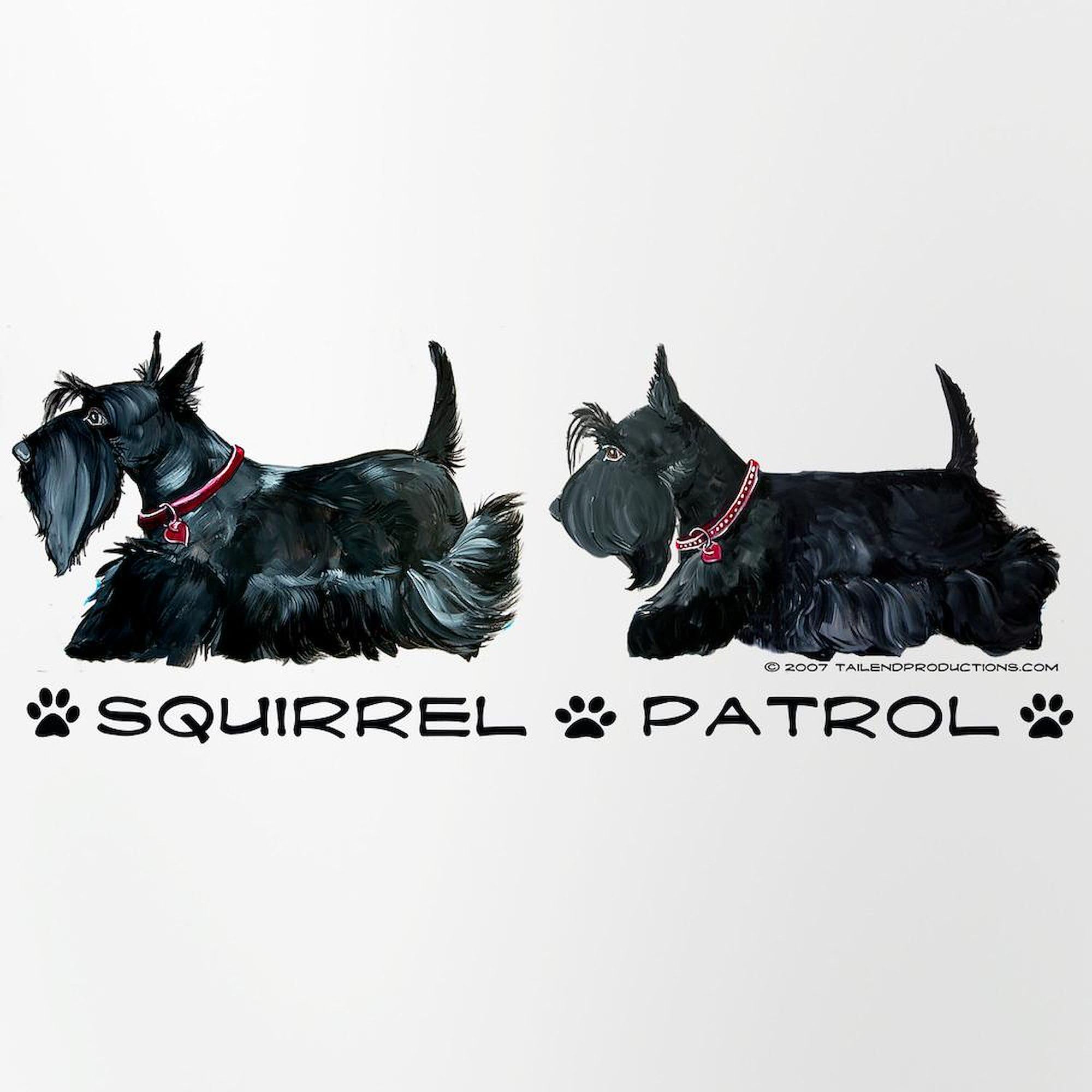 CafePress Scottie Squirrel Patrol Terri Pint Glass, 16 oz. Drinking Glass