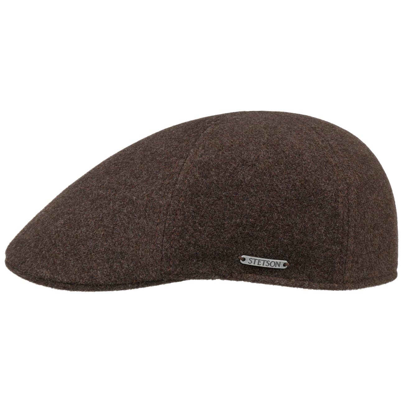 Stetson Texas Wool Gatsby Cap Schirmmütze meliert einfarbig Herren Herbst Winter