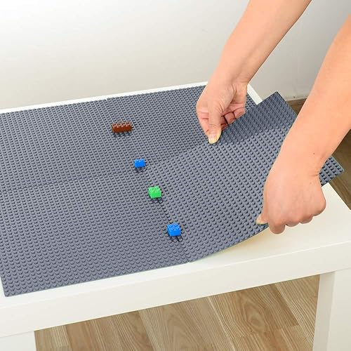 Miniatura 10 de Placas base autoadhesivas para despegar y pegar, placas de ladrillo de construcción, compatibles con todas las principales marcas, paquete de 4, 10